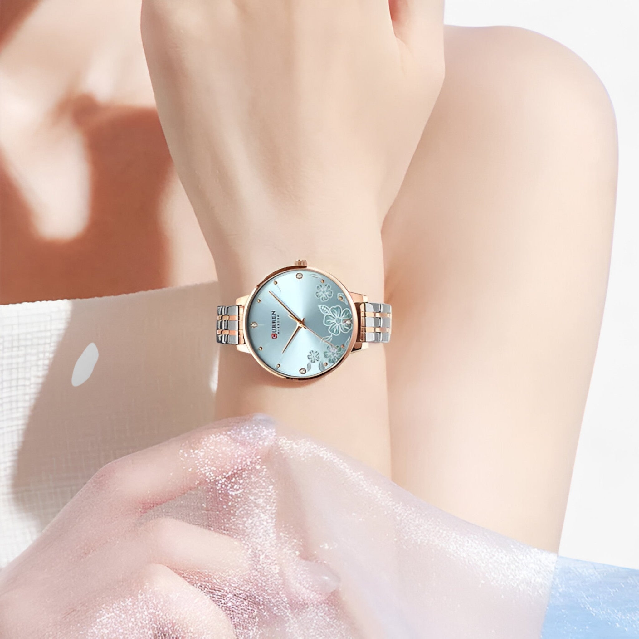 Imogen | Ultratyndt dameur i rustfrit stål med kvartsur - - watches - {{ product_tags }