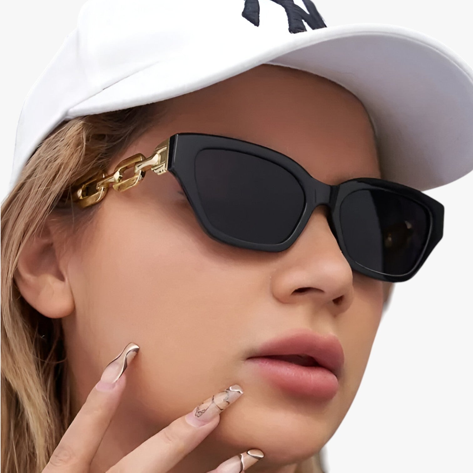 Carly | Vintage Cat-Eye solbrille – chic stil, UV-beskyttelse - - women's fashion - {{ product_tags }
