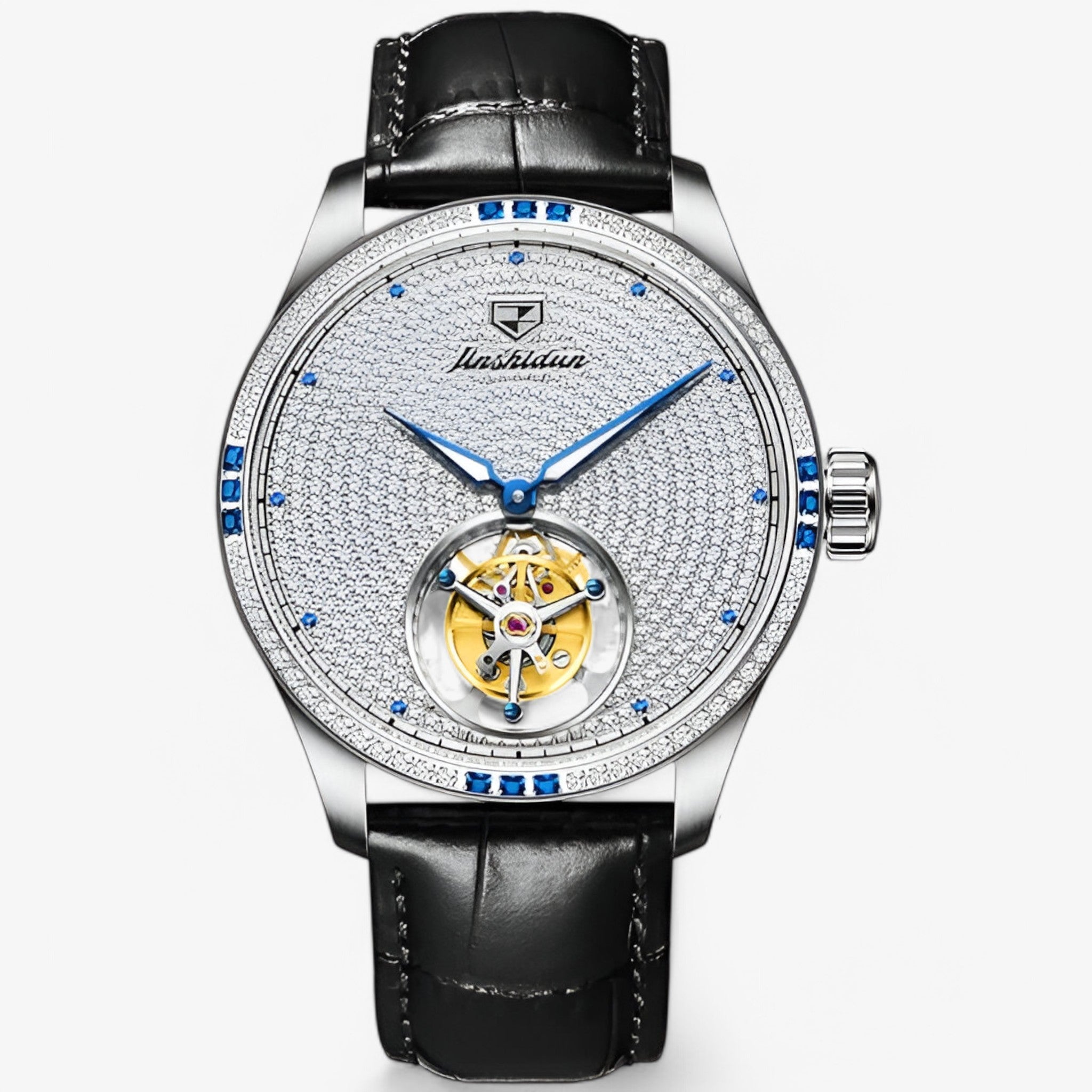 Davin | Luksus Tourbillon mekanisk ur - Hvid Sølv - watches - {{ product_tags }