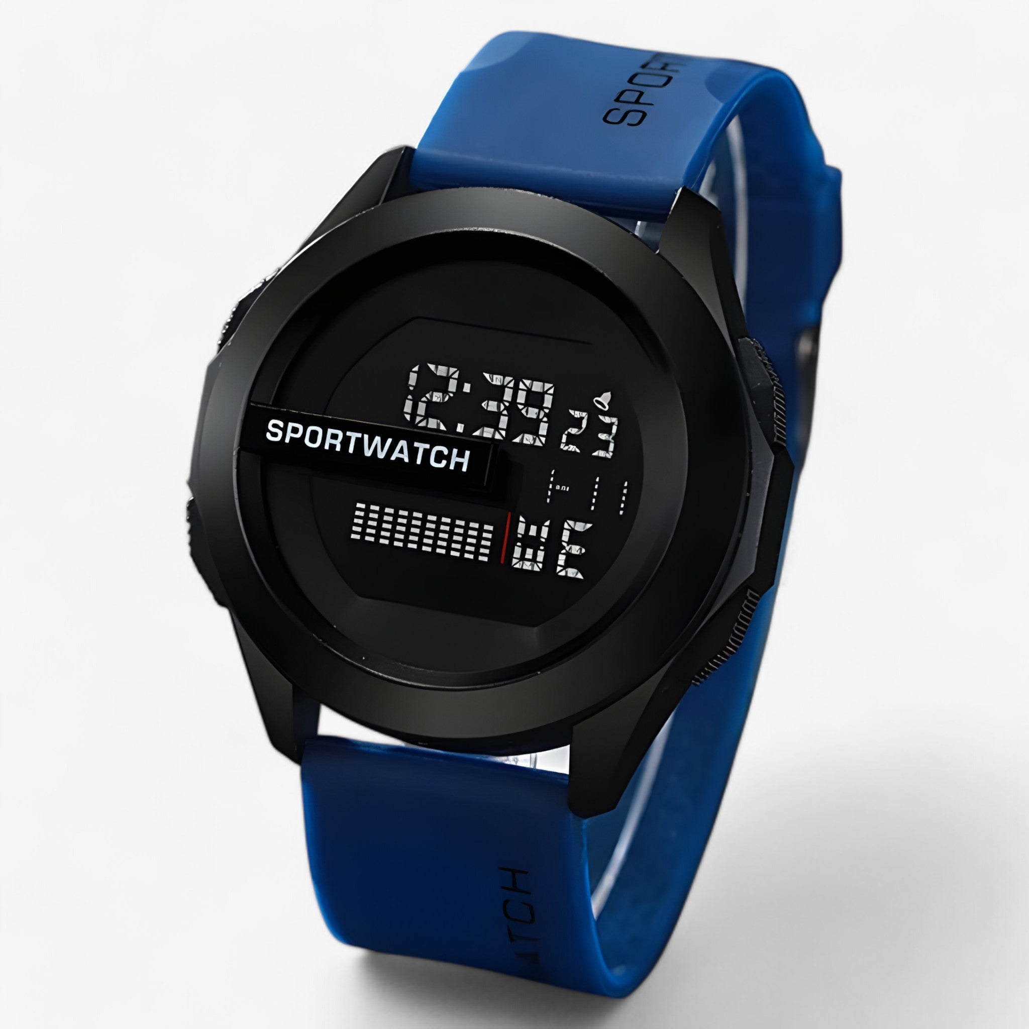 Antonio | Digital & Vandtæt - Pålidelig i Ethvert Eventyr - A-Mørkeblå - watches - {{ product_tags }