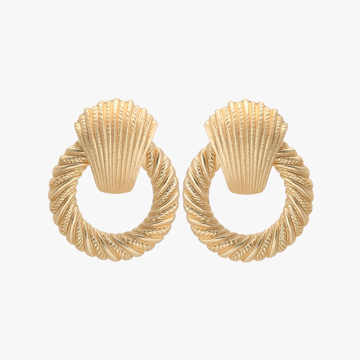Irene | Eleganza uden piercing – Clip-øreringe med hængende vedhæng - - women's fashion - {{ product_tags }
