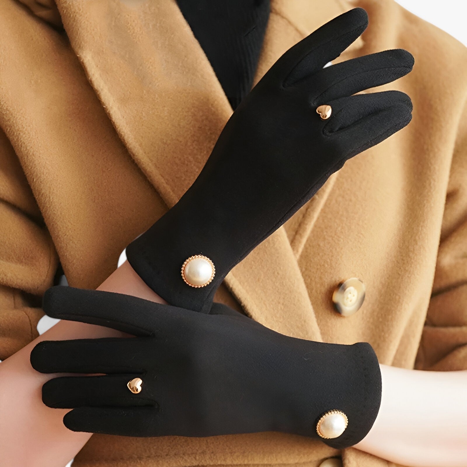 Beth | Vinterhandsker - Varme og touchscreen bekvemmelighed - sort - winter - {{ product_tags }