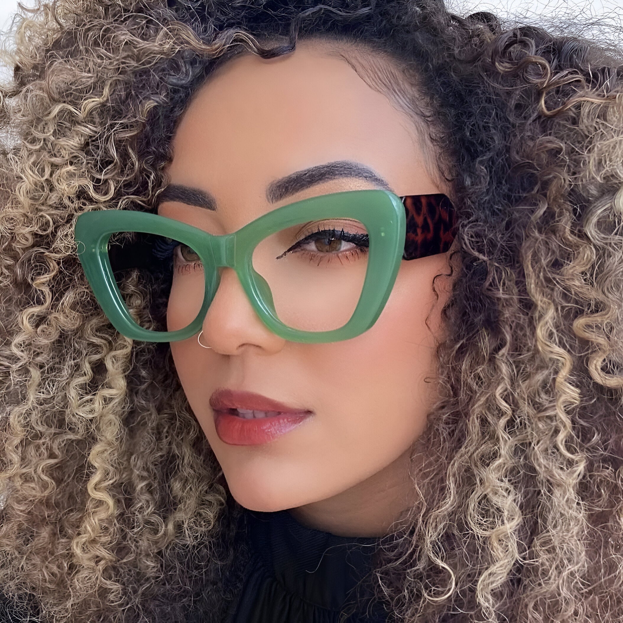 Melanie | Oversized katteøje solbriller med UV400 beskyttelse - - women's fashion - {{ product_tags }