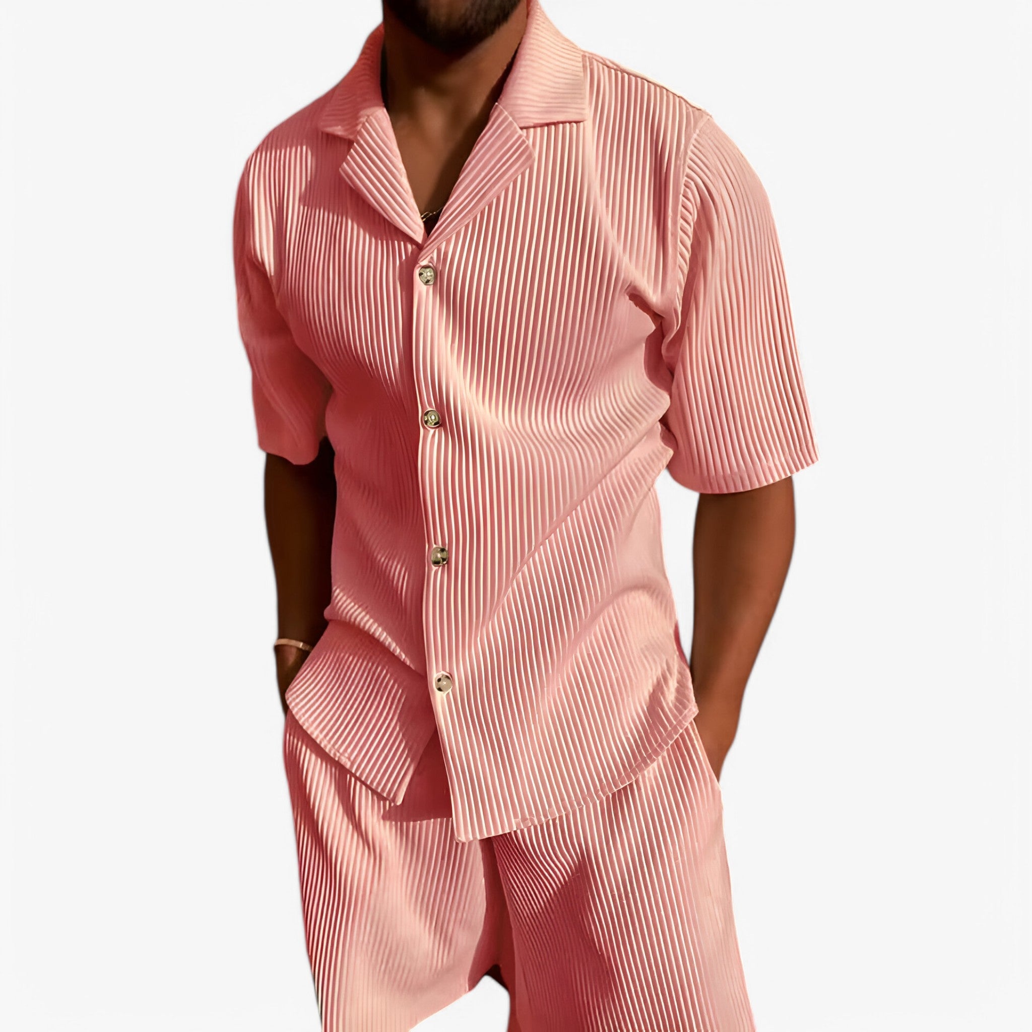 Giulia | Casual jakkesæt i fløjl - Lyserød - Giulia | Casual jakkesæt i fløjl- €25 - {{ product_tags }