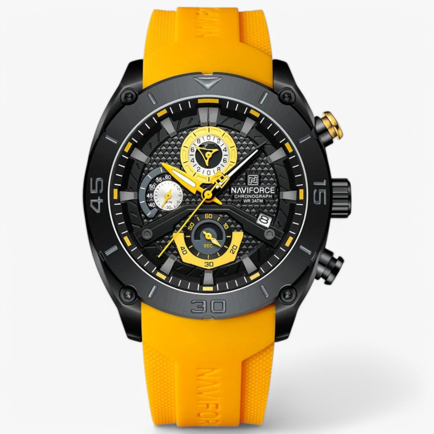 Rene | Taktisk & Robust – Vandtæt sportsur til enhver eventyrer - Gul - watches - {{ product_tags }