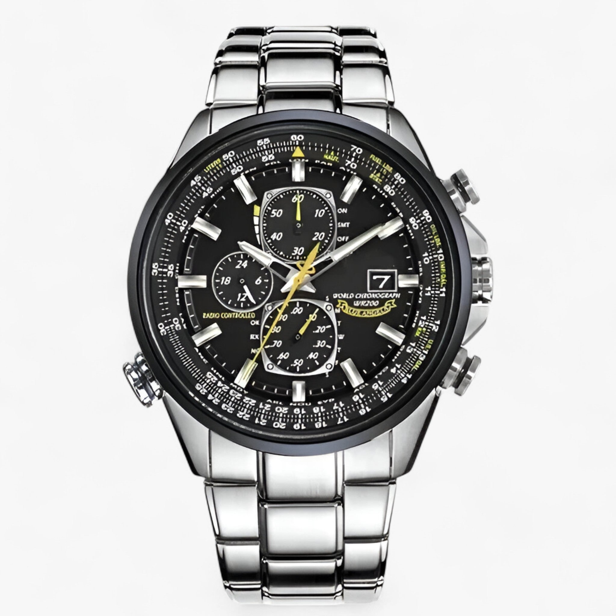 Elin | Ur Kronograf Mand MultiSteel 42mm, Sølv Stål, Blå Elegant Urskive - - Watches - {{ product_tags }
