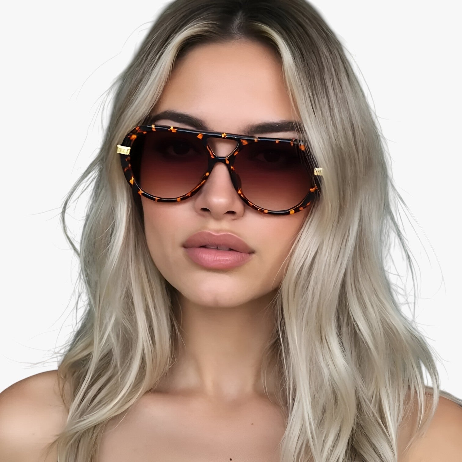 Arely | Trendy solbrille med stilfulde gradient glas - - women's fashion - {{ product_tags }