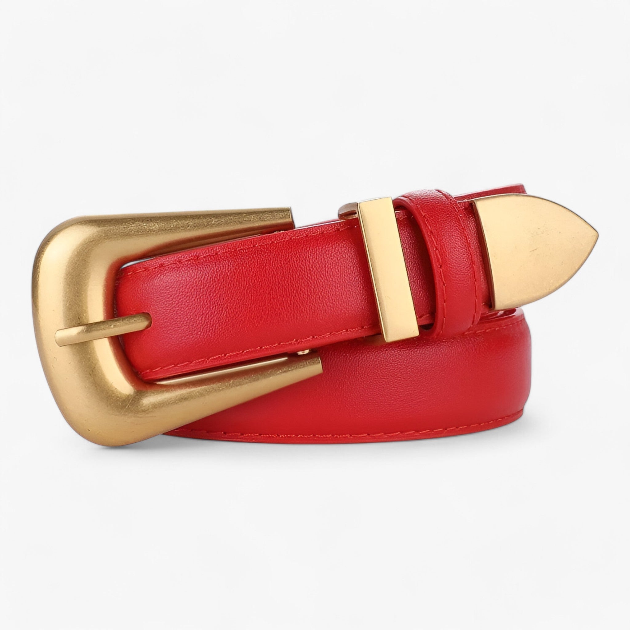 Sophia | Gesp bælte - Komfortabelt og trendy - Rød 100cm - women's fashion - {{ product_tags }