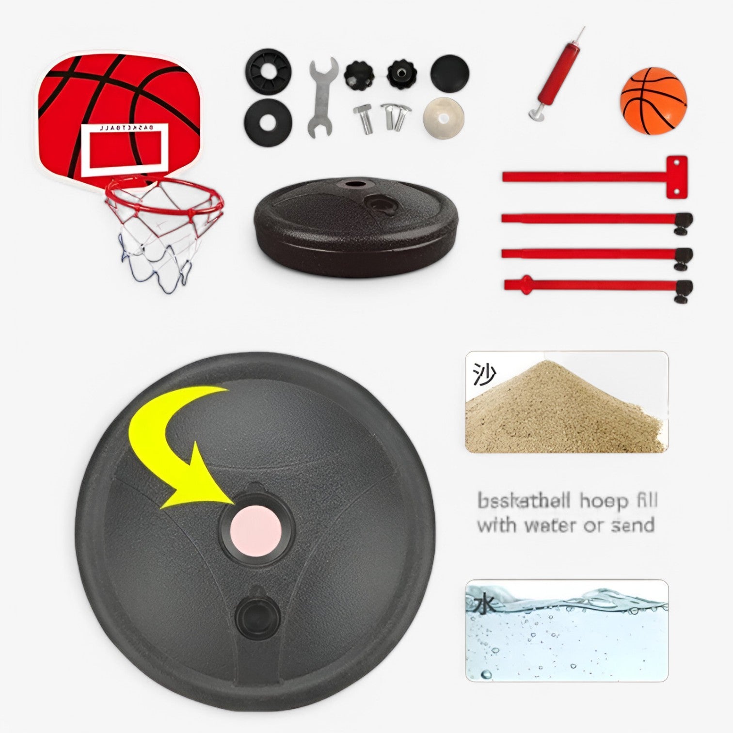 Damario | Justerbar basketballring – Sjov og færdigheder til dit barn - - baby - {{ product_tags }