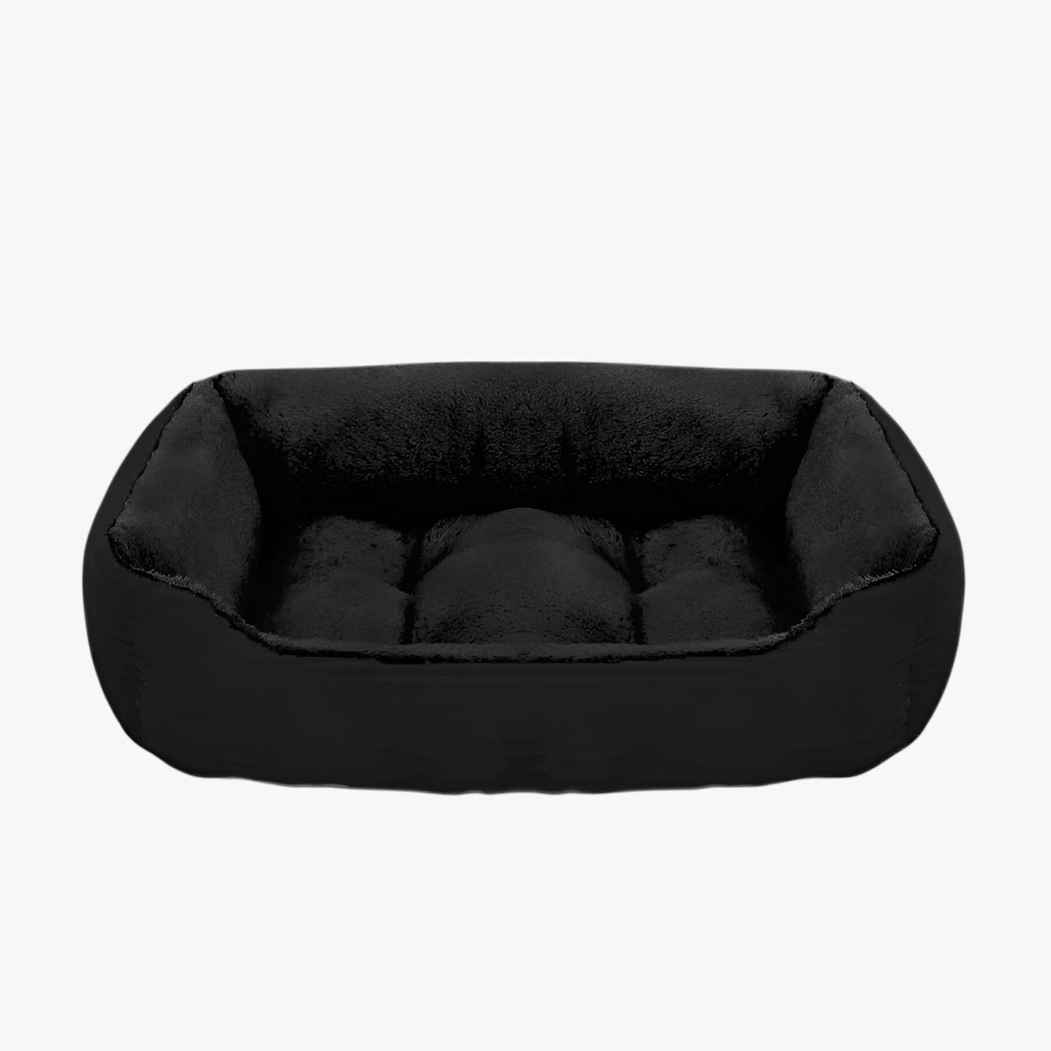 Fløjlsblød hundekurv til hvert hvilende øjeblik - Sort - other - {{ product_tags }