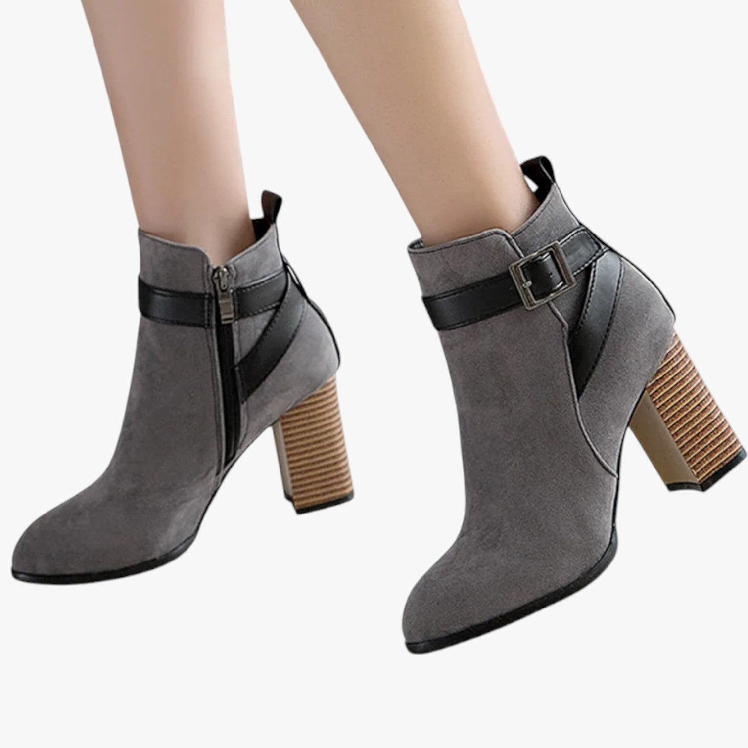 Eberta | Kvindelige høje støvler med spænde – Elegance og komfort til efteråret/vinteren - - Eberta | Kvindelige høje støvler med spænde – Elegance og komfort til efteråret/vinteren - €25 - {{ product_tags }