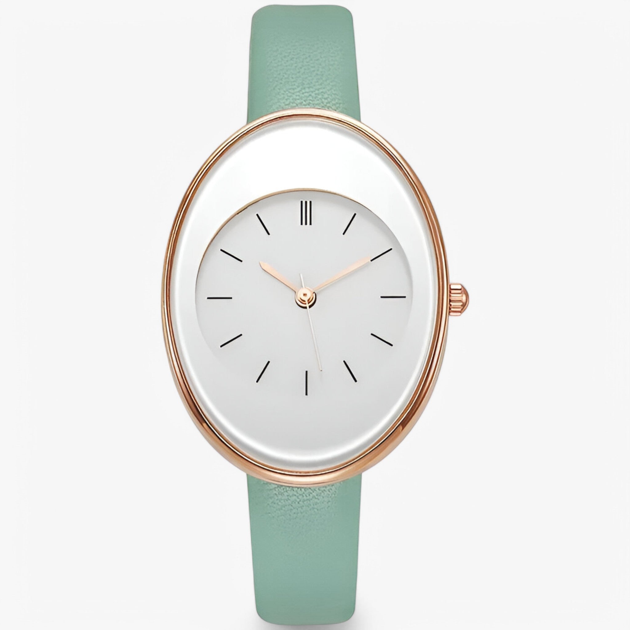 Mirella | Moderigtigt dameur med minimal rem - Lysegrøn - watches - {{ product_tags }