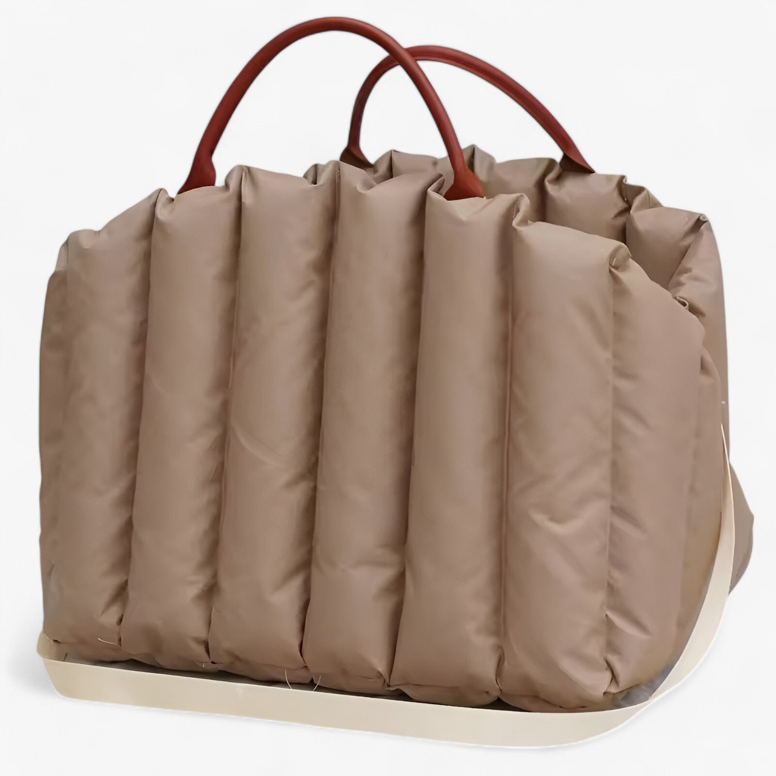 Mila | Luksus og Varm Hundetransporttaske til Rejser - mørk khaki - baby - {{ product_tags }