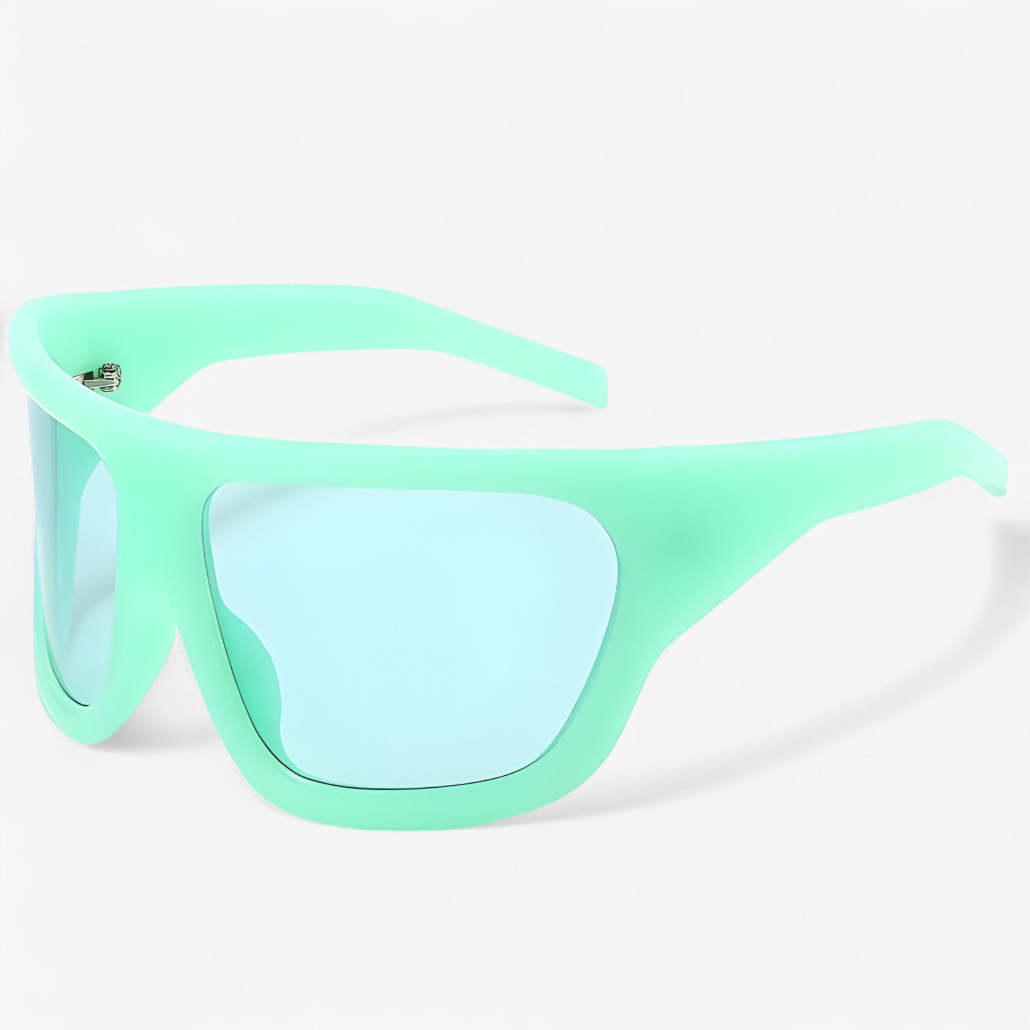 Ryder | Steampunk overdimensionerede sportssolbriller - Grøn - men's fashion - {{ product_tags }
