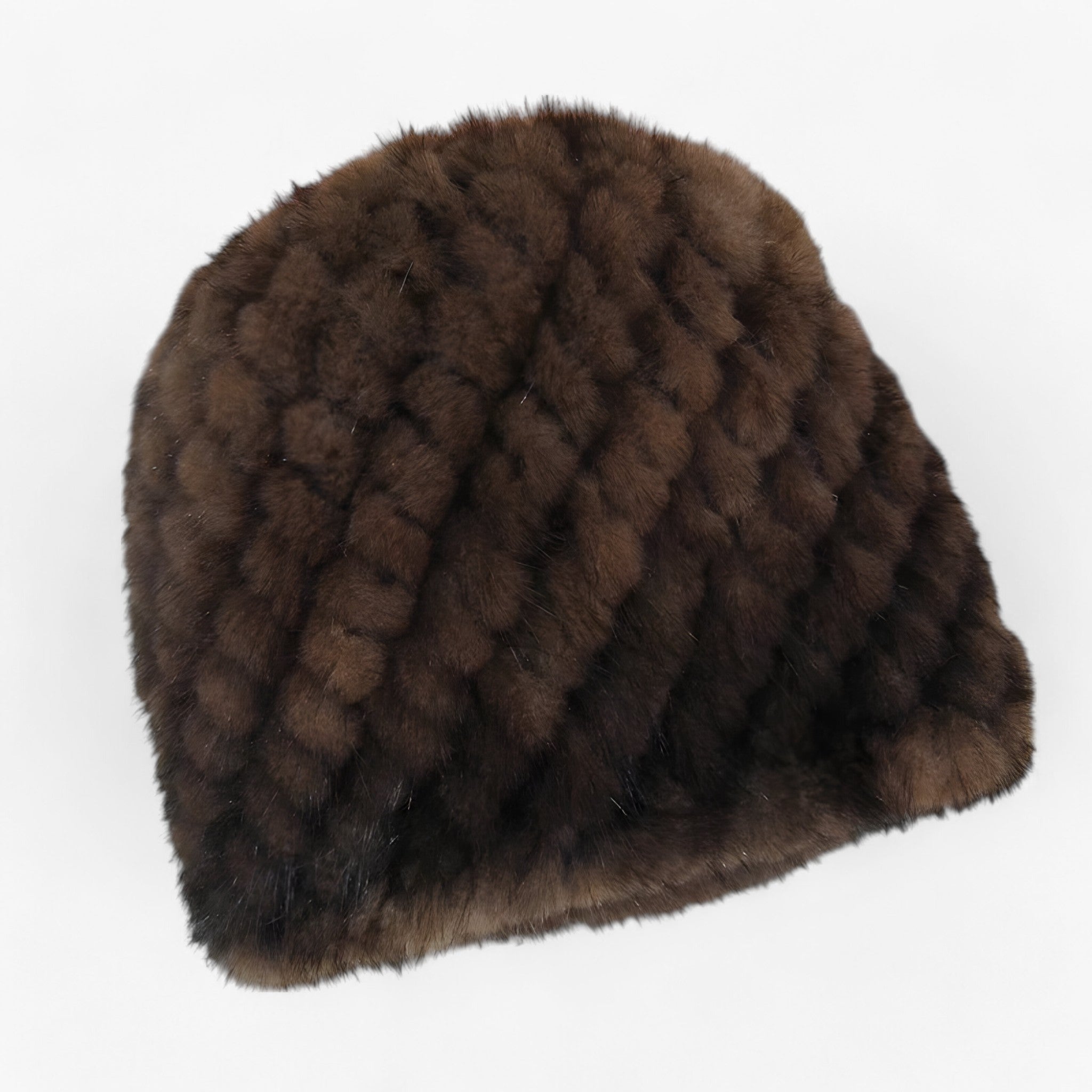 Celeste | Luxe Mink Pels Hat - Vinterens Varme & Elegance - brun God elasticitet - winter - {{ product_tags }