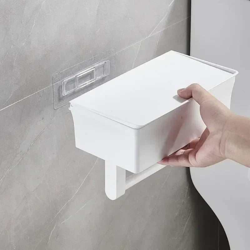 ElegantEssentials™ Toiletrulleholder - Oplev funktionel elegance - Hvid - house & garden - {{ product_tags }