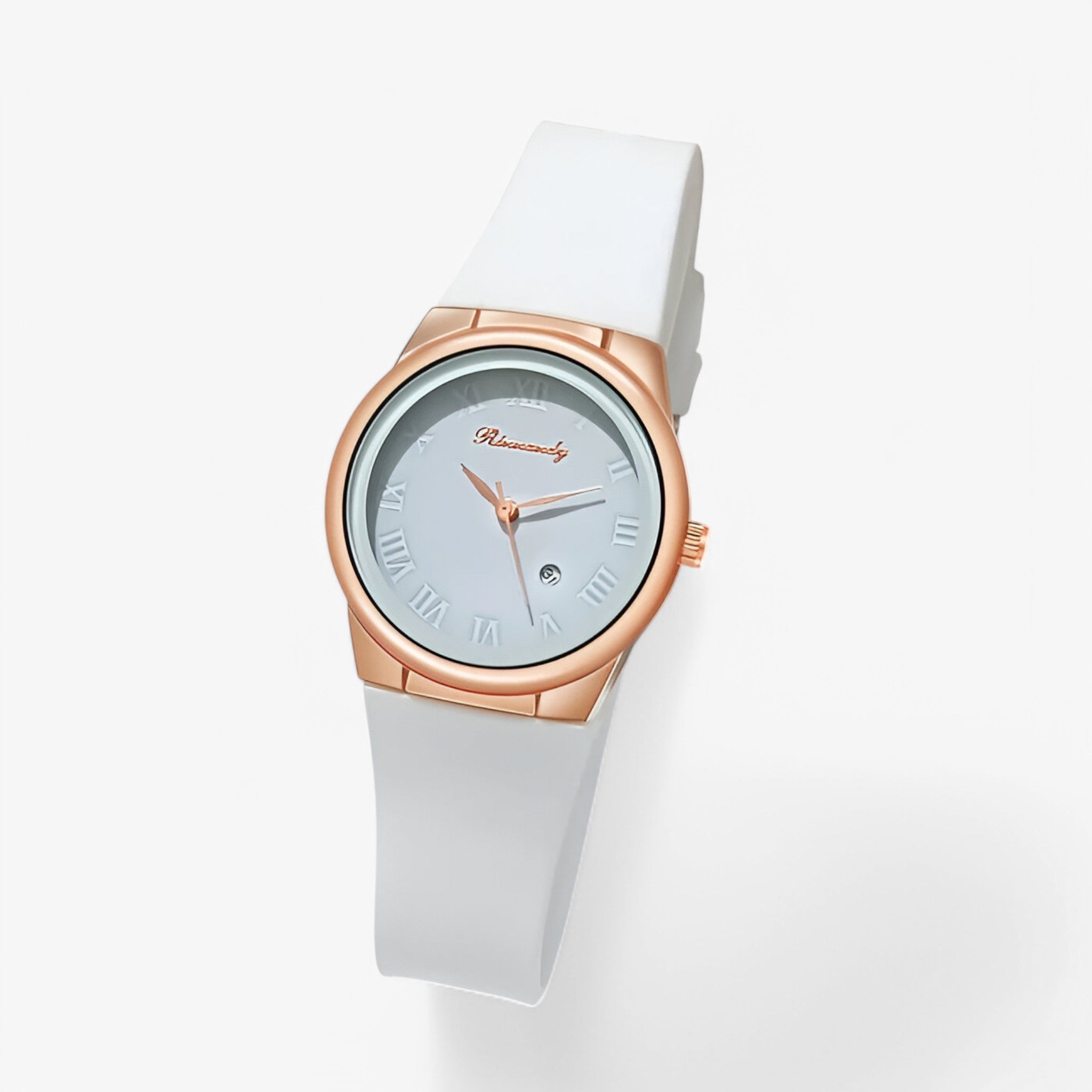 Sofia | Kvartsur med sporty silikoneremme - Hvid - Sofia | Kvartsur med sporty silikoneremme- €25 - {{ product_tags }