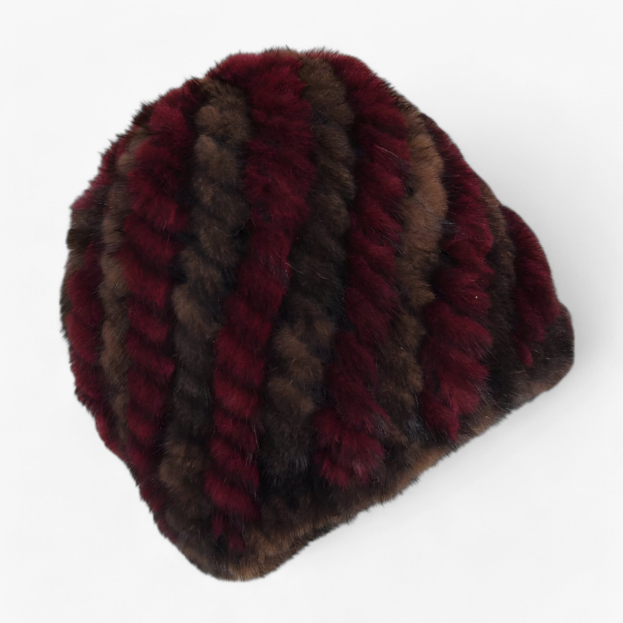 Celeste | Luxe Mink Pels Hat - Vinterens Varme & Elegance - brun vinrød God elasticitet - Celeste | Luxe Mink Pels Hat - Vinterens Varme & Elegance - $25 - {{ product_tags }