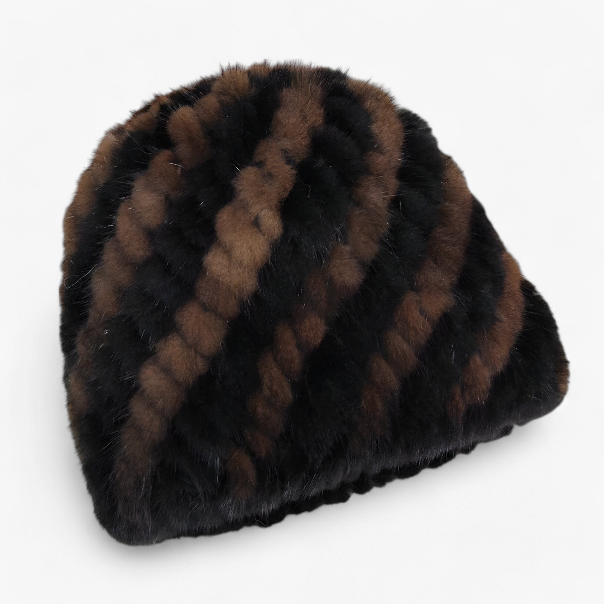 Celeste | Luxe Mink Pels Hat - Vinterens Varme & Elegance - brun sort God elasticitet - winter - {{ product_tags }