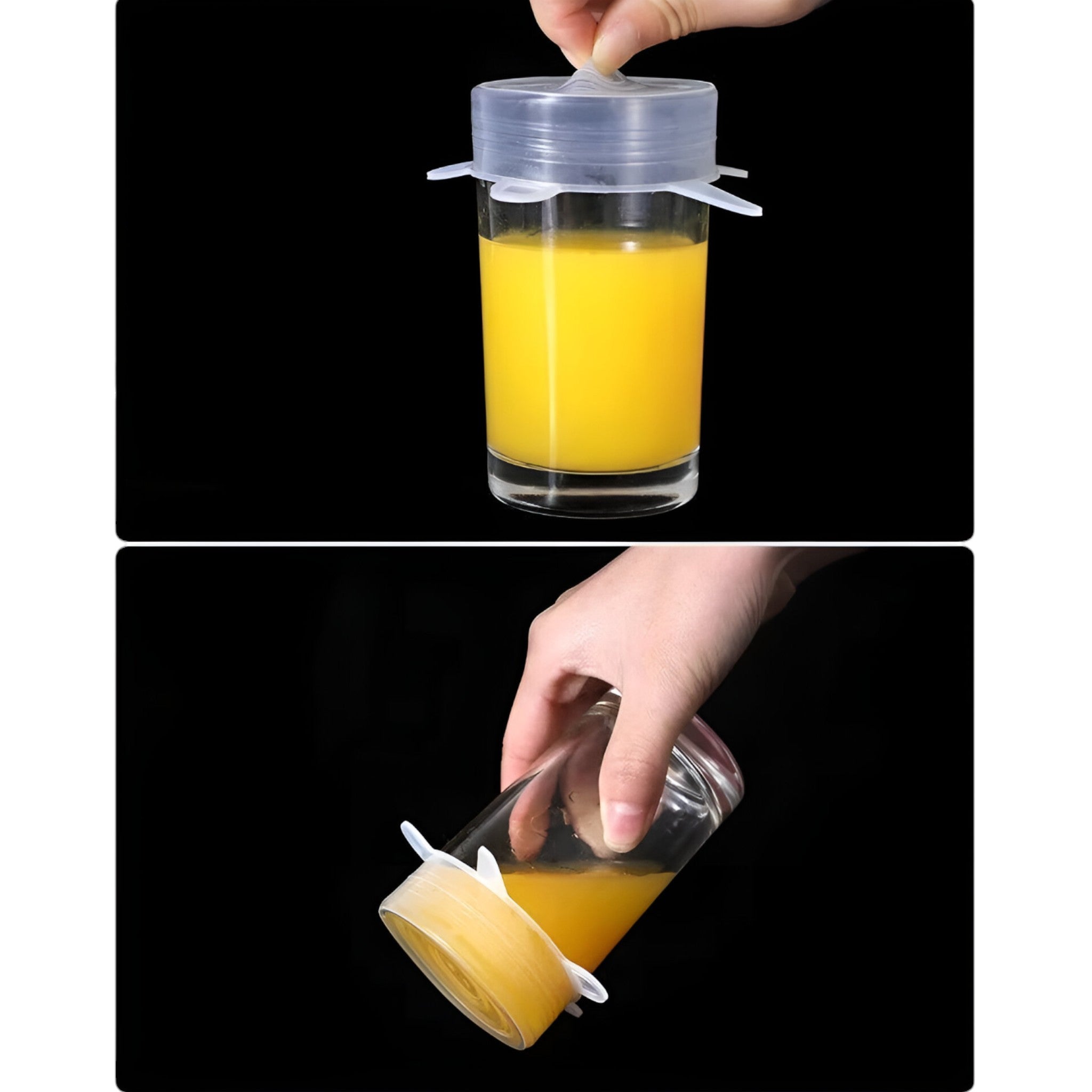 12 stk Silikone Dæk | Bæredygtige, genanvendelige maddække - - house & garden - {{ product_tags }