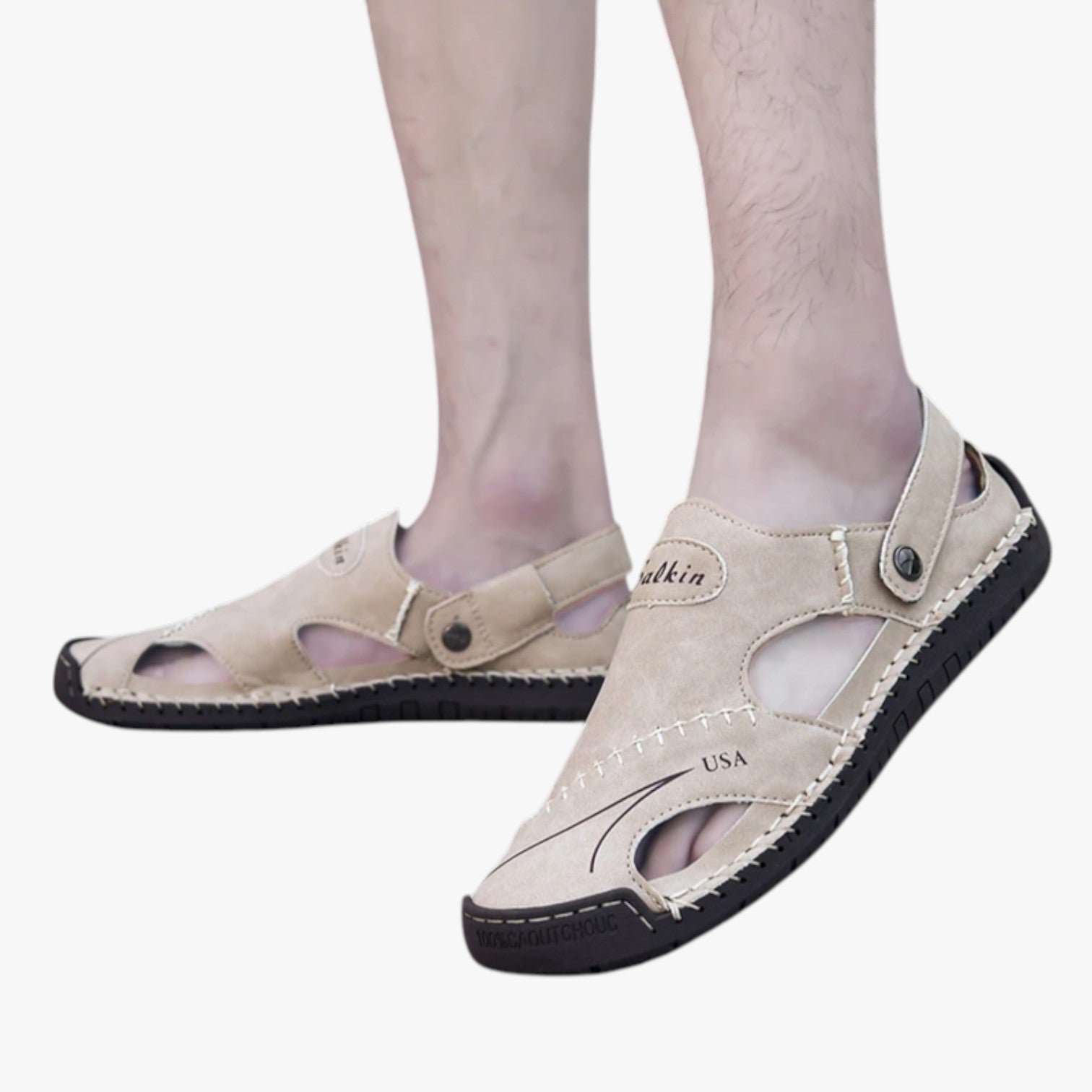 Owen | Herre sommersandaler - Åndbart læder og skridsikker sål for et stilfuldt præg - - Owen | Herre sommersandaler - Åndbart læder og skridsikker sål for et stilfuldt præg- €25 - {{ product_tags }