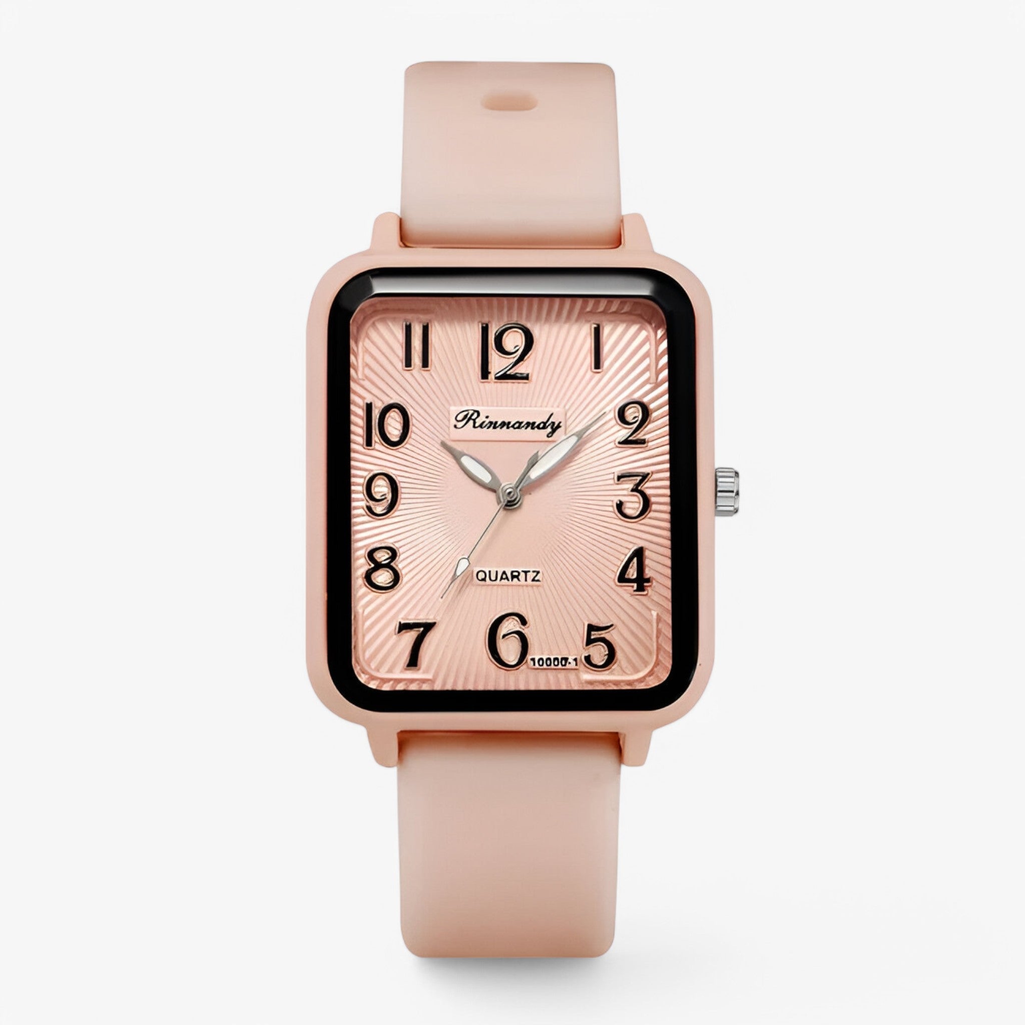 Clara | Rektangulært digitalt ur med silikoneremme - - watches - {{ product_tags }