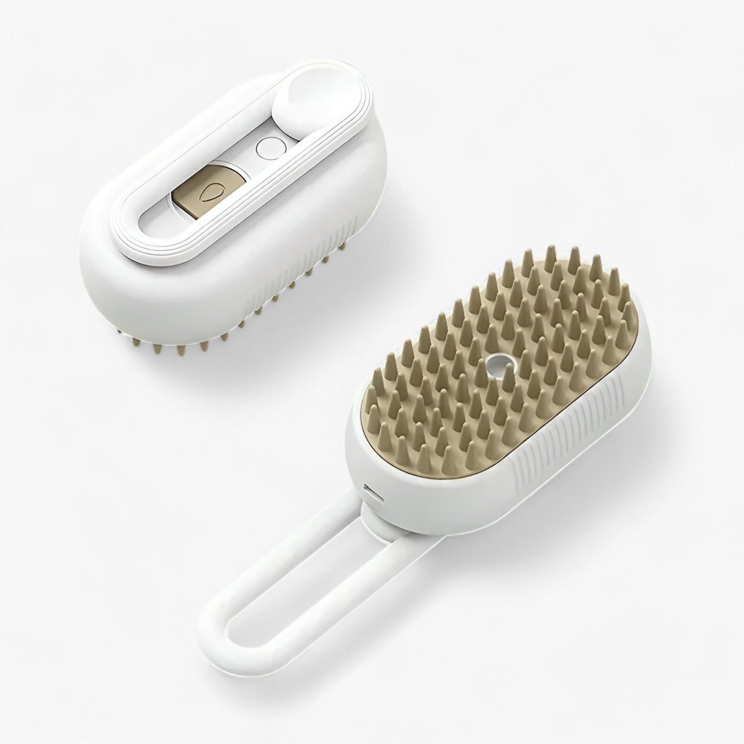 Euna | Elektrisk Damp- og Massagebørste til Husdyr - Hvid - other - {{ product_tags }