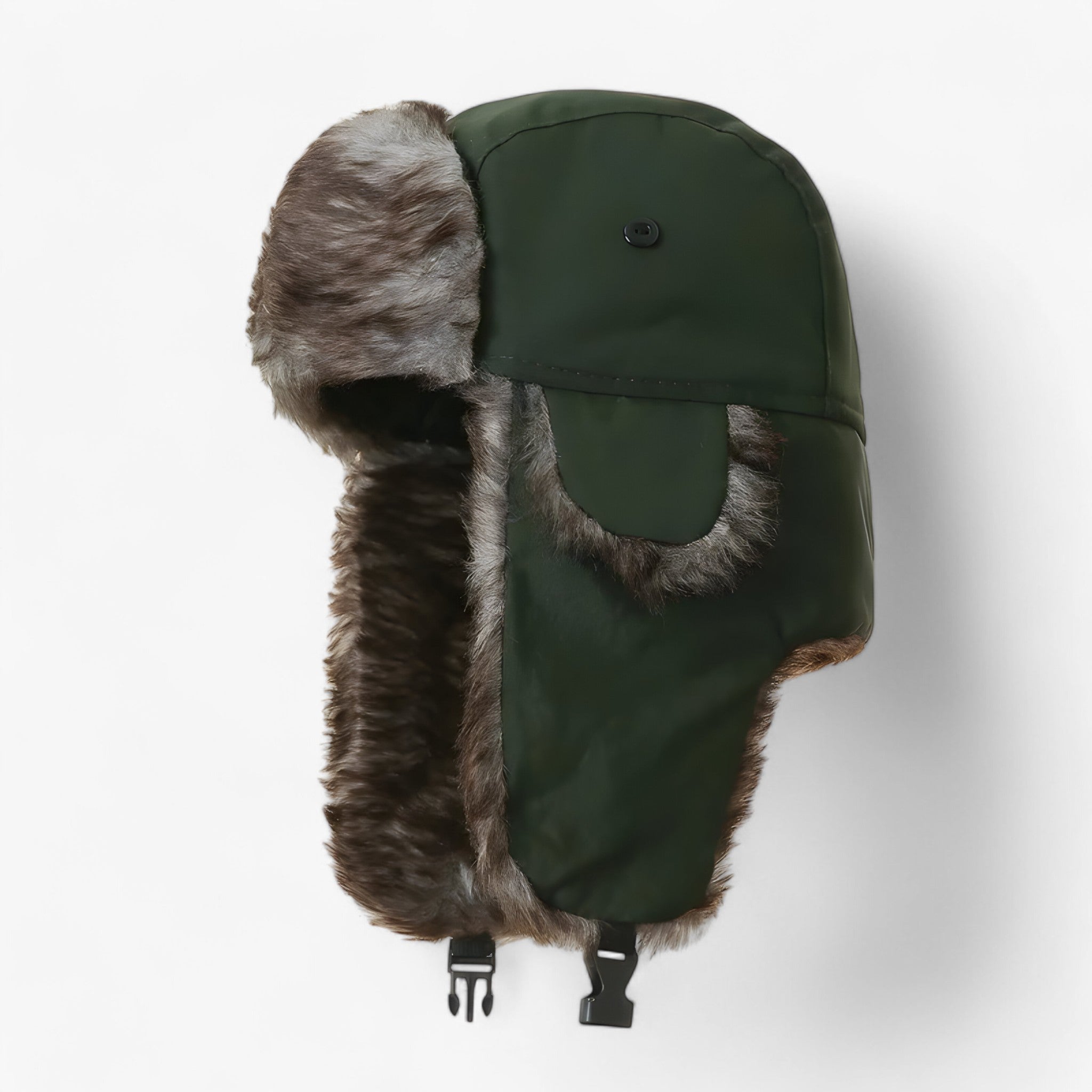 Luces | Varm Russisk Vinterhat - Beskytter Mod Kulde & Vind - Mørkegrøn Én størrelse - Luces | Varm Russisk Vinterhat - Beskytter Mod Kulde & Vind - €25 - {{ product_tags }