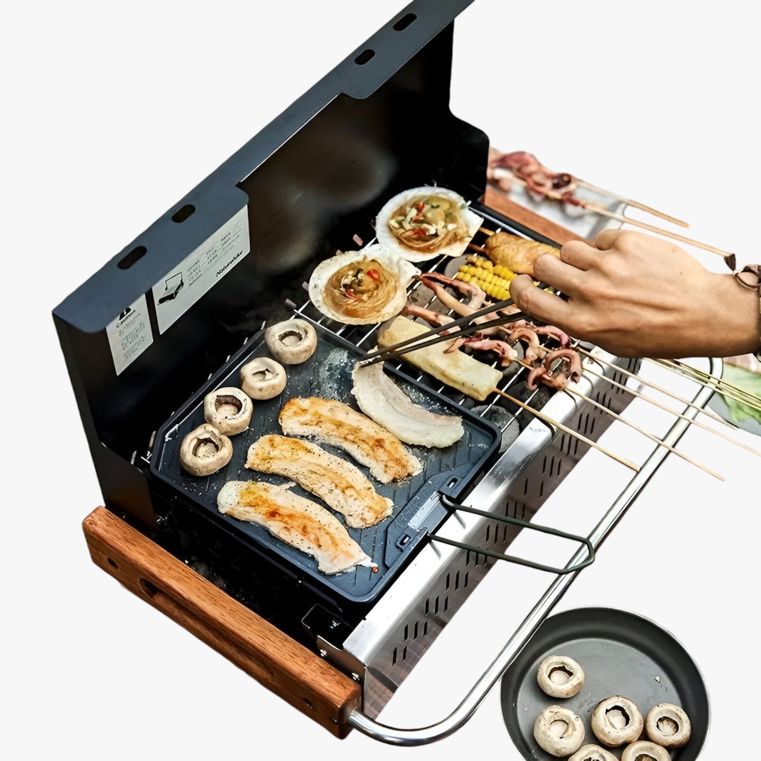Josef | Naturehike Udendørs Grillpande – Letvægts, non-stick belægning og holdbar - - house & garden - {{ product_tags }