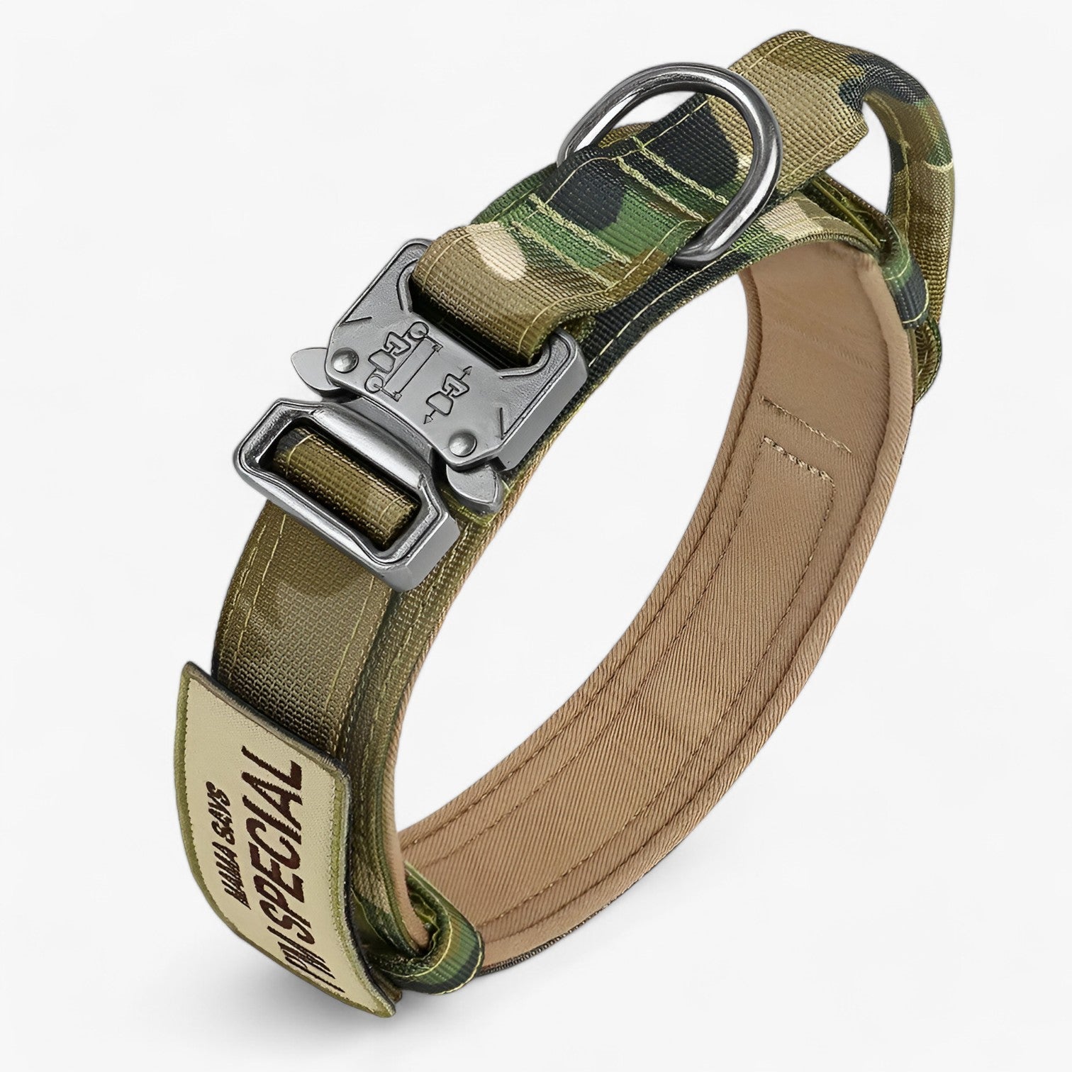 Brodie| Taktisk hundehalsbånd med håndtag til træning - Camouflage Sæt - Brodie| Taktisk hundehalsbånd med håndtag til træning - €25 - {{ product_tags }