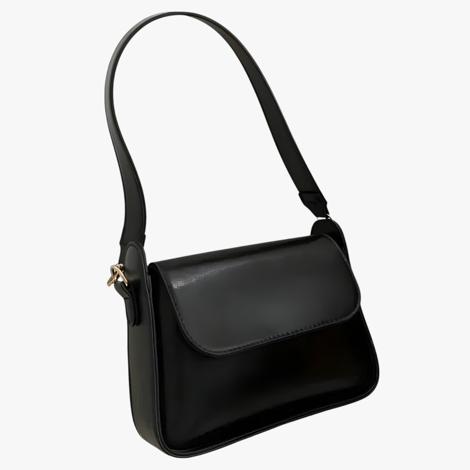 Quinn | Mini Skuldertaske i PU-læder 2024 - Sort - Quinn | Mini Skuldertaske i PU-læder 2024 - €25 - {{ product_tags }