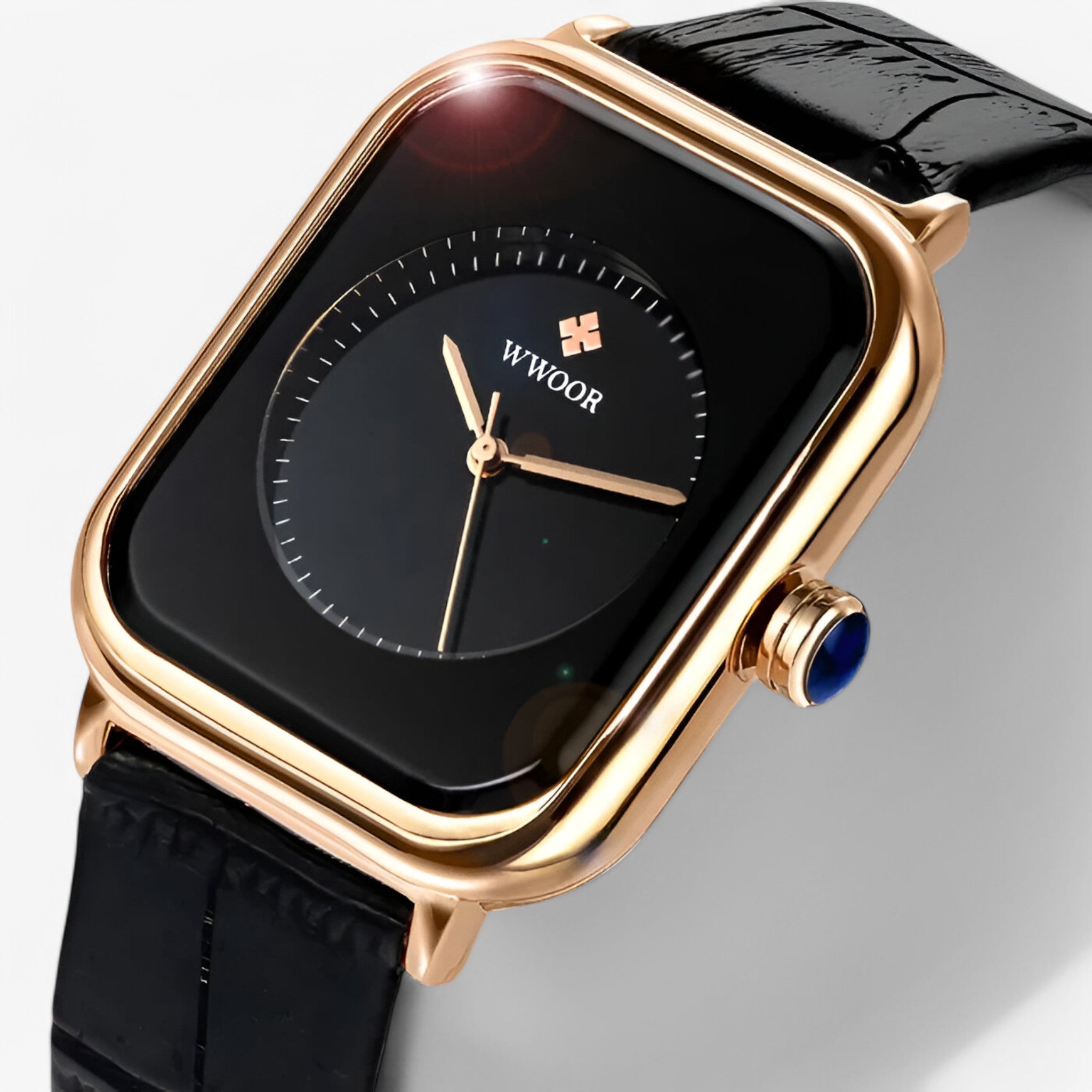 Elena | Luxe horloge met leren armband - - watches - {{ product_tags }