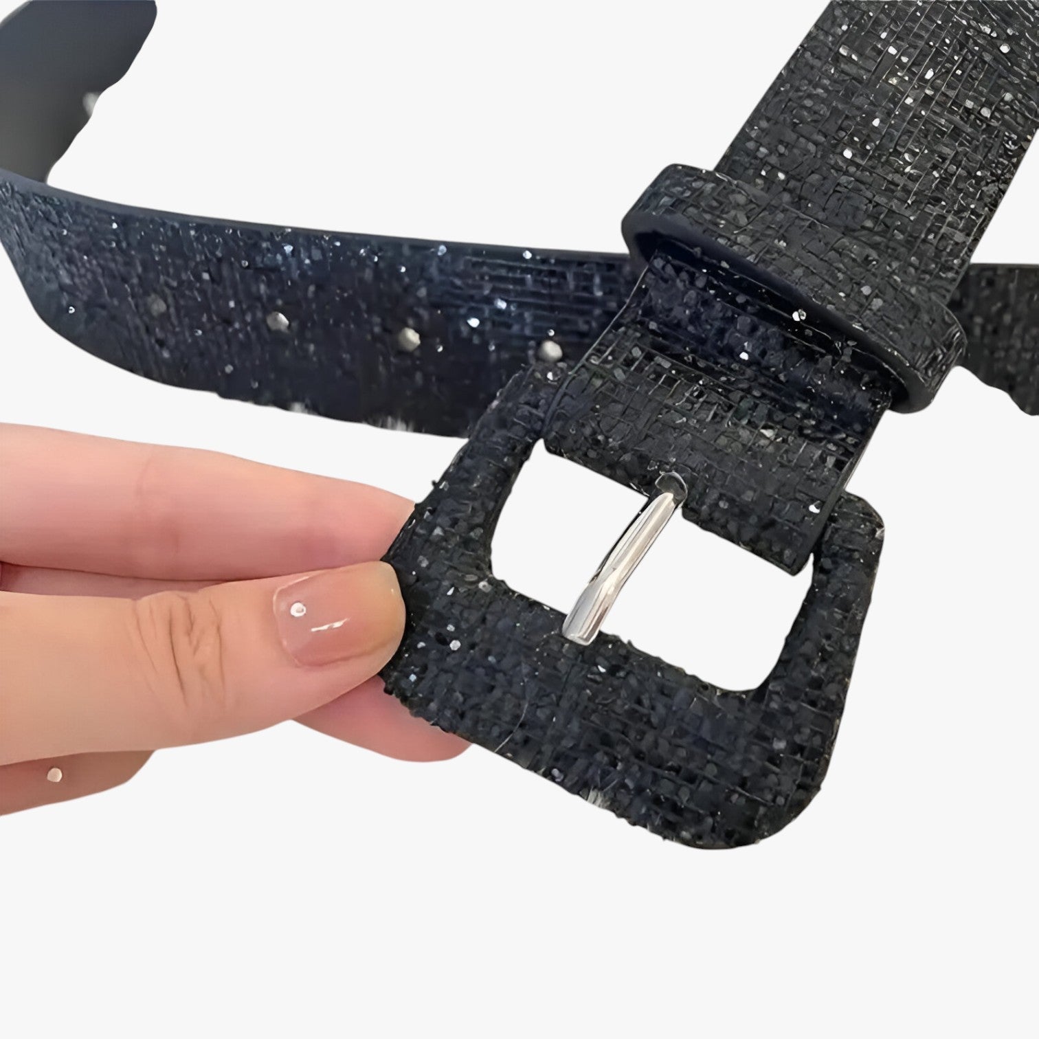 Zoe | Skinnende Bælte med Pailletter til Jeans og Frakker - - women's fashion - {{ product_tags }