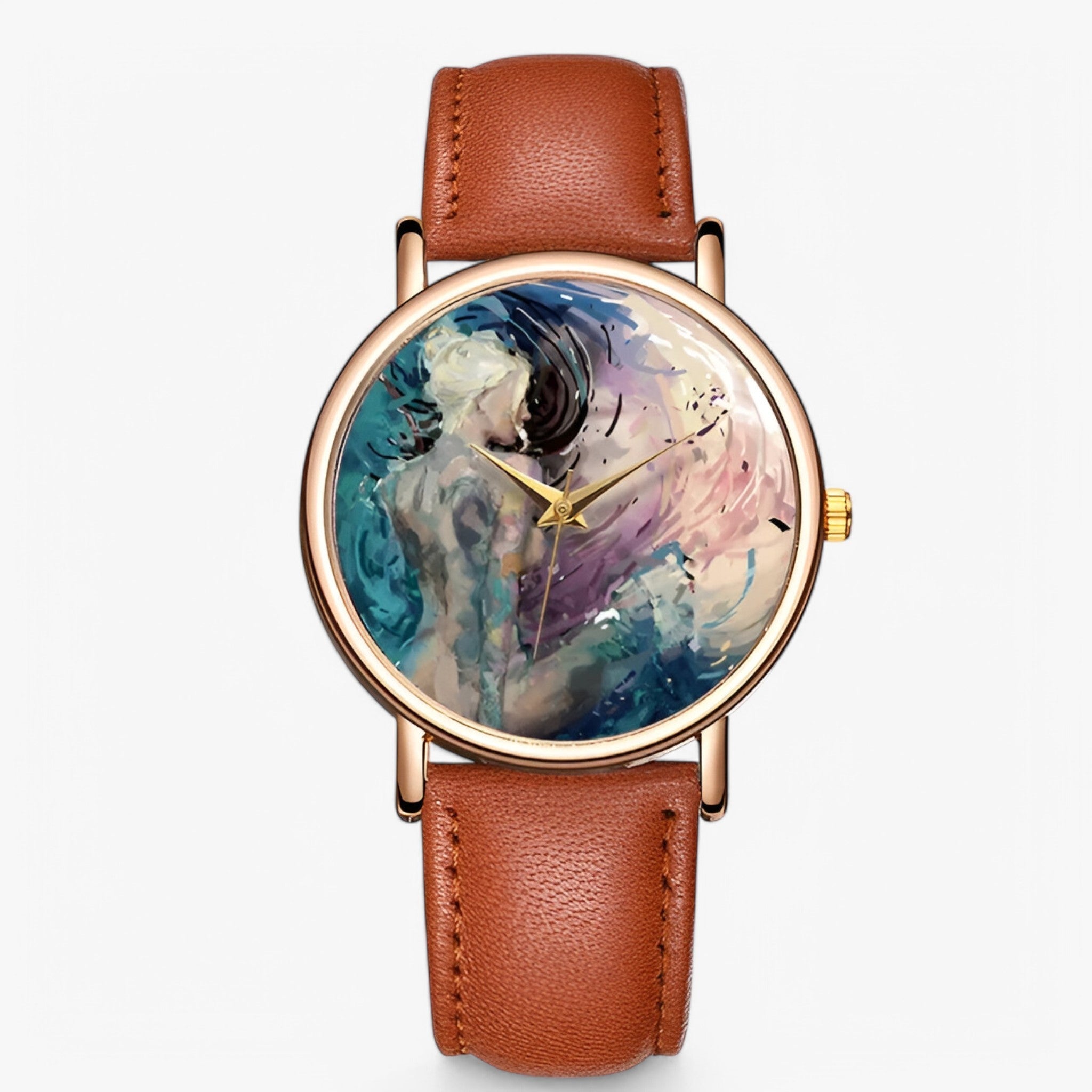 Alison | Letvægts dameur med spejlskive og vandafvisende - Lys brun - watches - {{ product_tags }