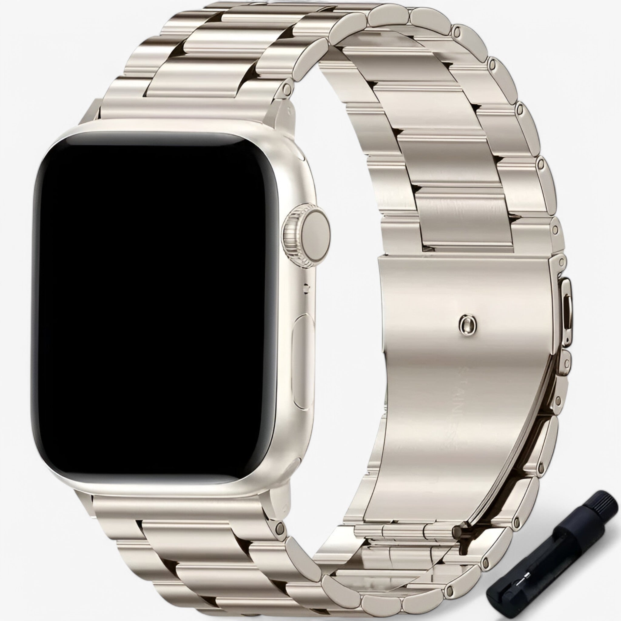 Yannis | Elegant stålarmbånd til smartur - Stjernelys - watches - {{ product_tags }