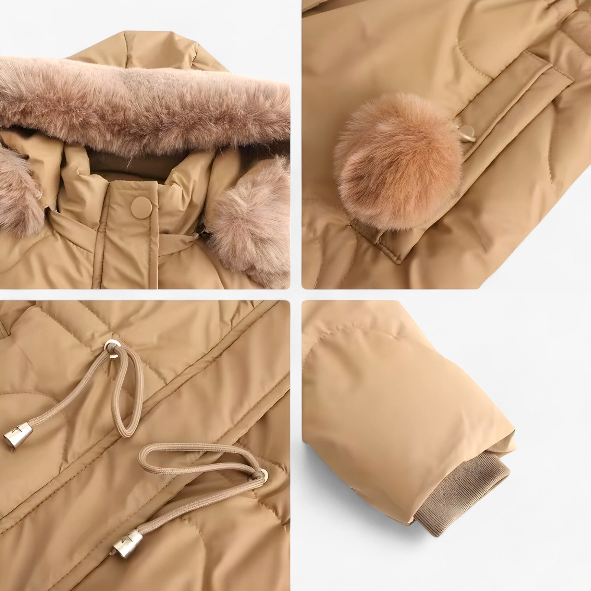 Aira | Vinterdunjakke - med hætte og tyk pels for maksimal varme - - winter - {{ product_tags }