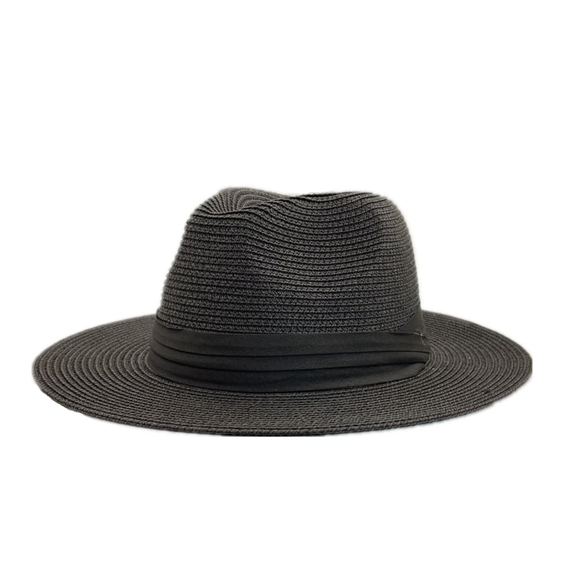 Panamansk stråhat - Sort - women's fashion - {{ product_tags }