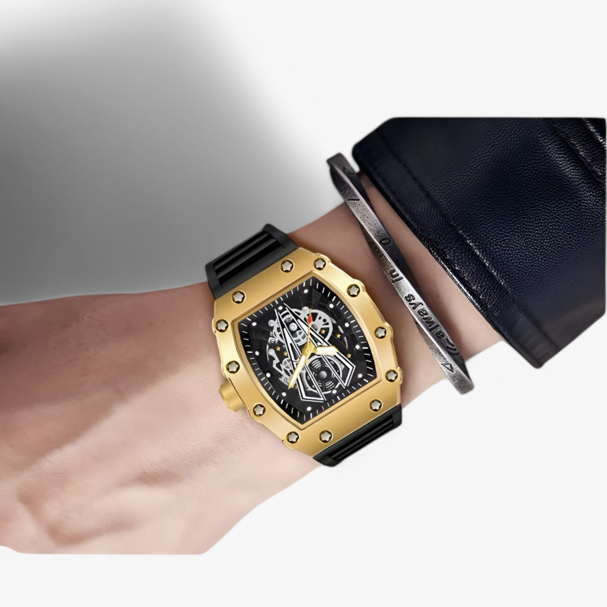 Adelmo | Firkantet luksus sportsur - - watches - {{ product_tags }