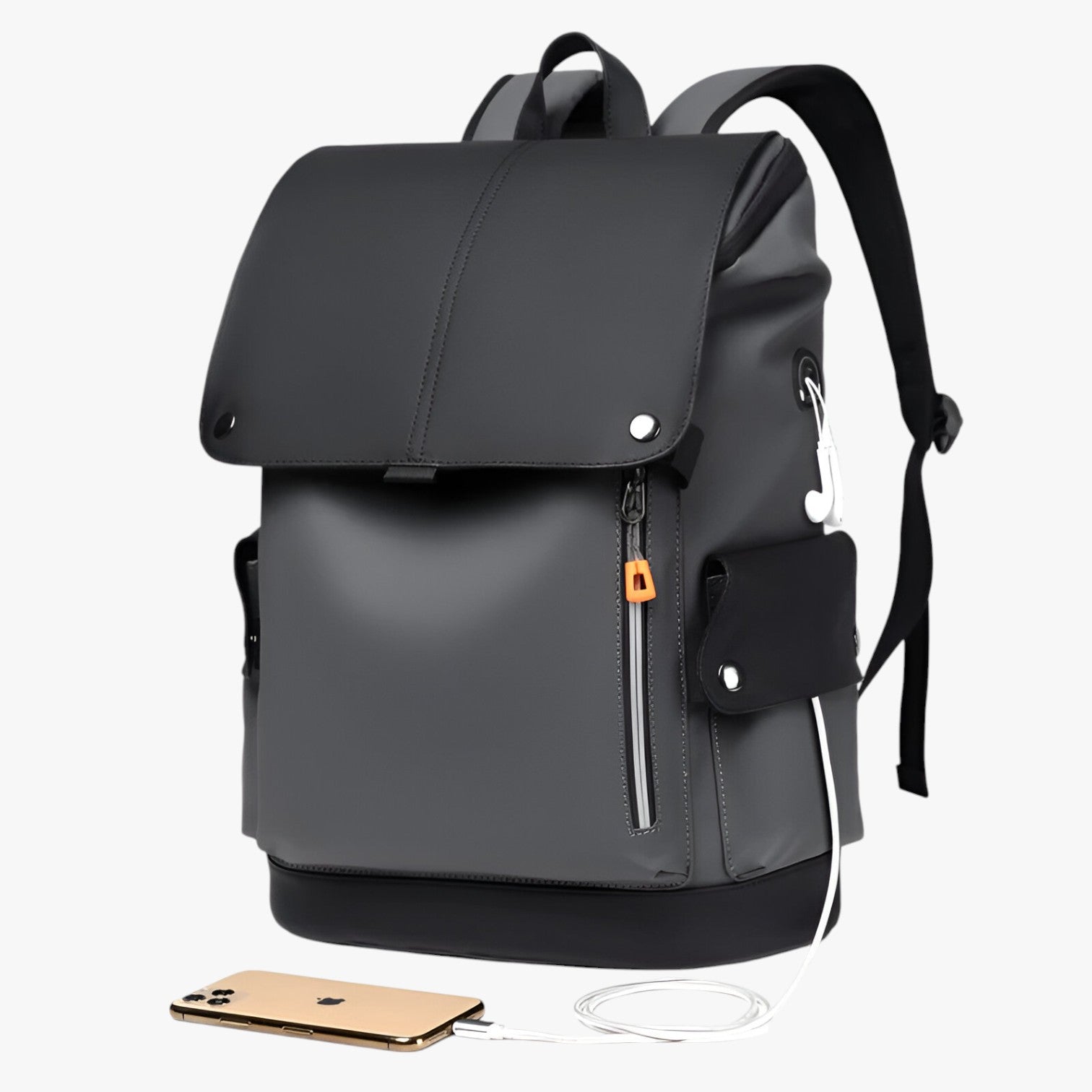 Joacquin | Stilfuld Vandtæt Laptop Rygsæk med USB Opladning - - bags - {{ product_tags }