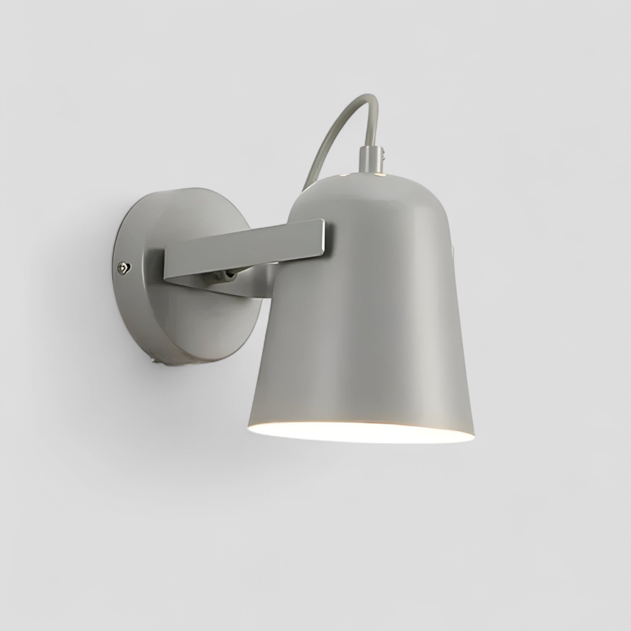 Dario | Justerbar LED væglampe - Stilfuld Belysning - Grå - house & garden - {{ product_tags }