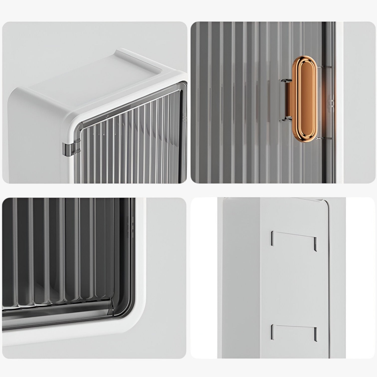Aiko | Vandtæt væghylde – Smart opbevaringsløsning til badeværelset - - house & garden - {{ product_tags }