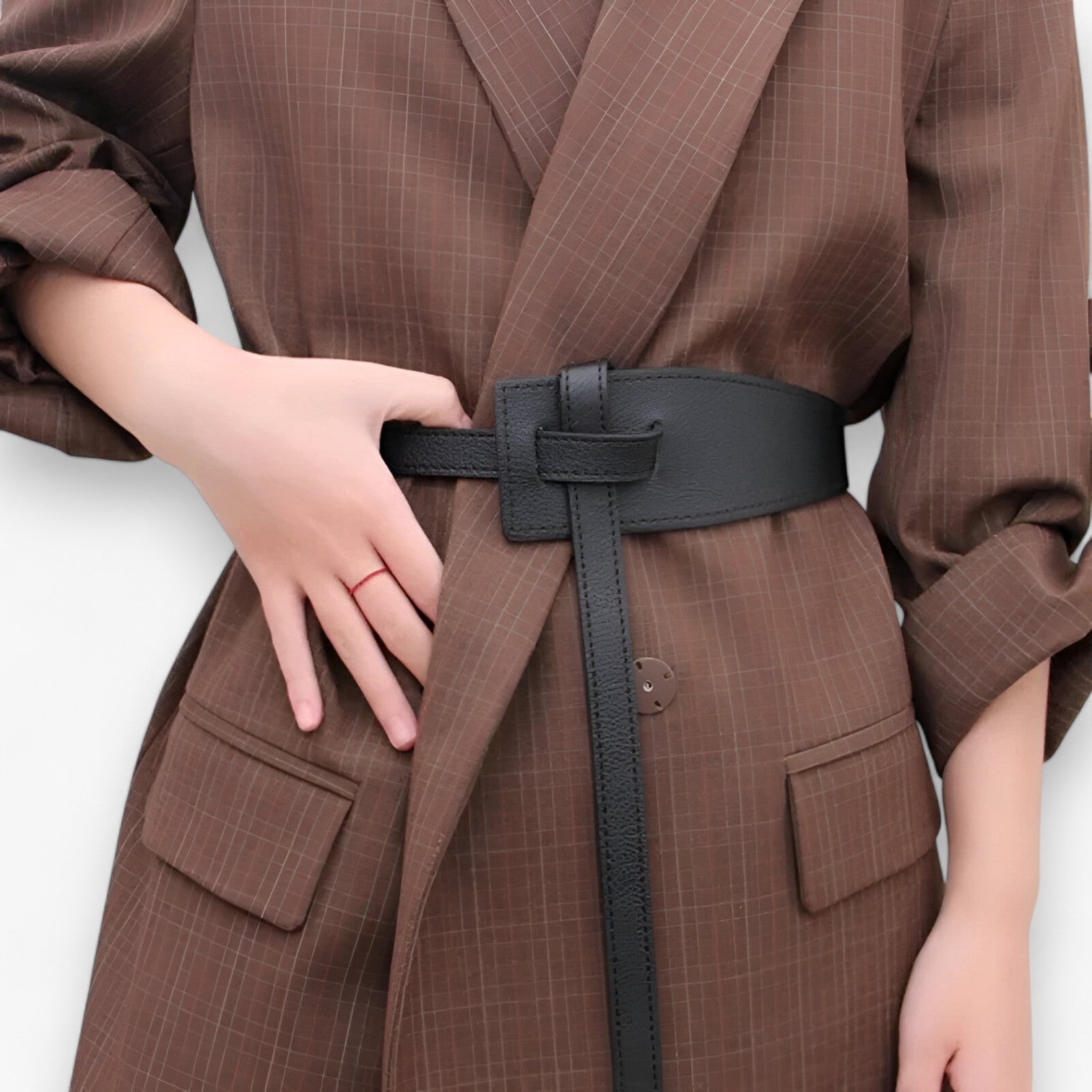 Florence | Blød knudeforskydningsbælte til stilfulde accenter - - women's fashion - {{ product_tags }