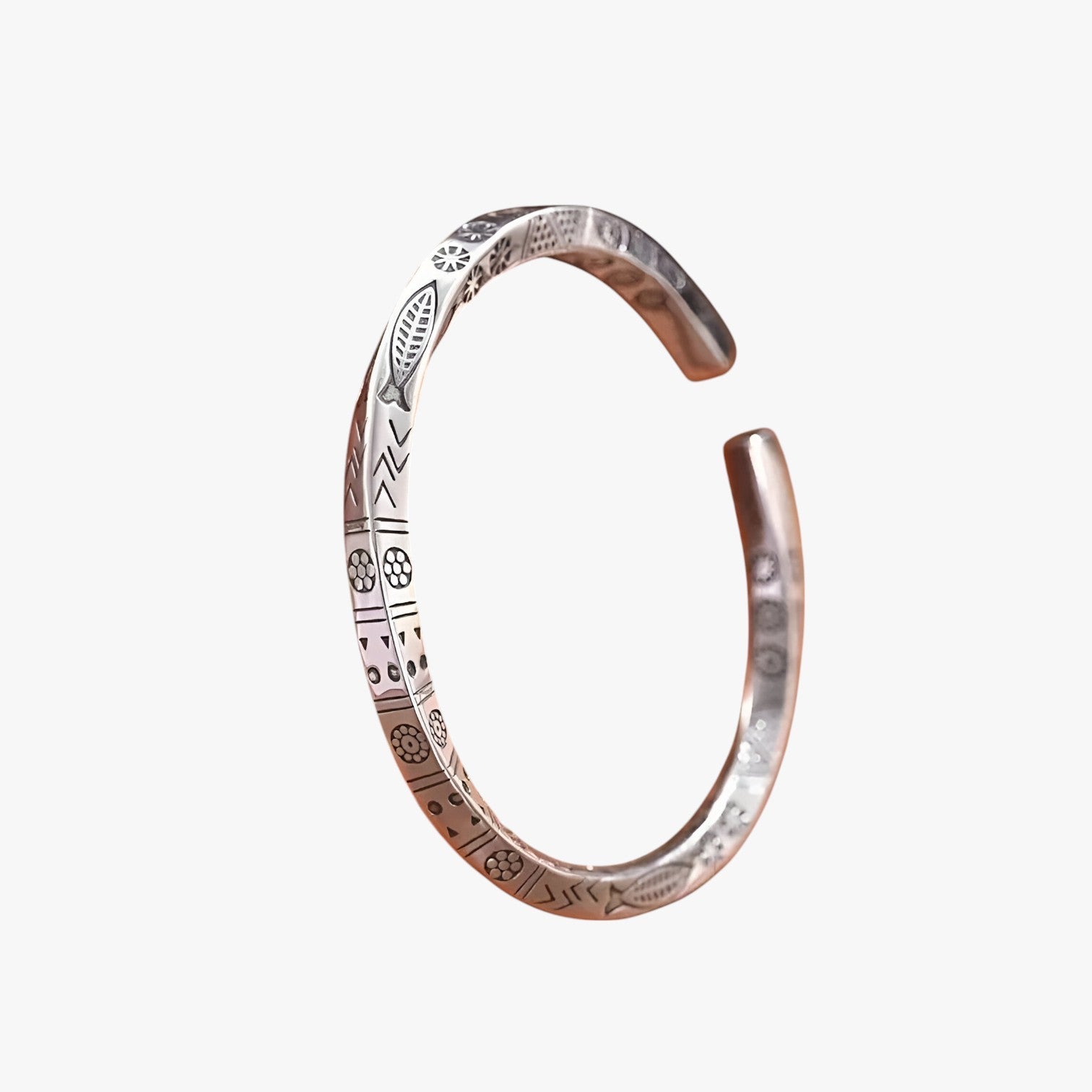 Arjan | Stilfuld Mobius-armbånd – Tidøs Totem-look i 925 sølv - - watches - {{ product_tags }