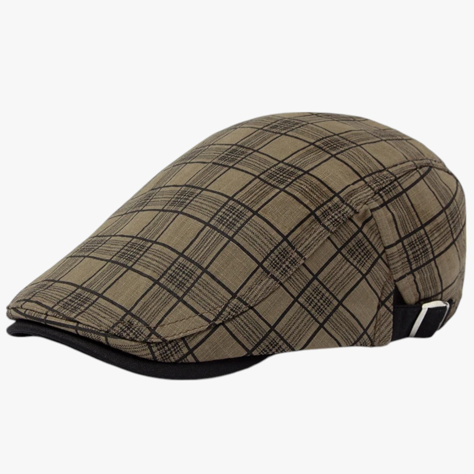 Blake | Sommerhue i bomuld og linned vintage - Hekse mørk khaki Justerbar 54-59 cm - Blake | Sommerhue i bomuld og linned vintage - €25 - {{ product_tags }