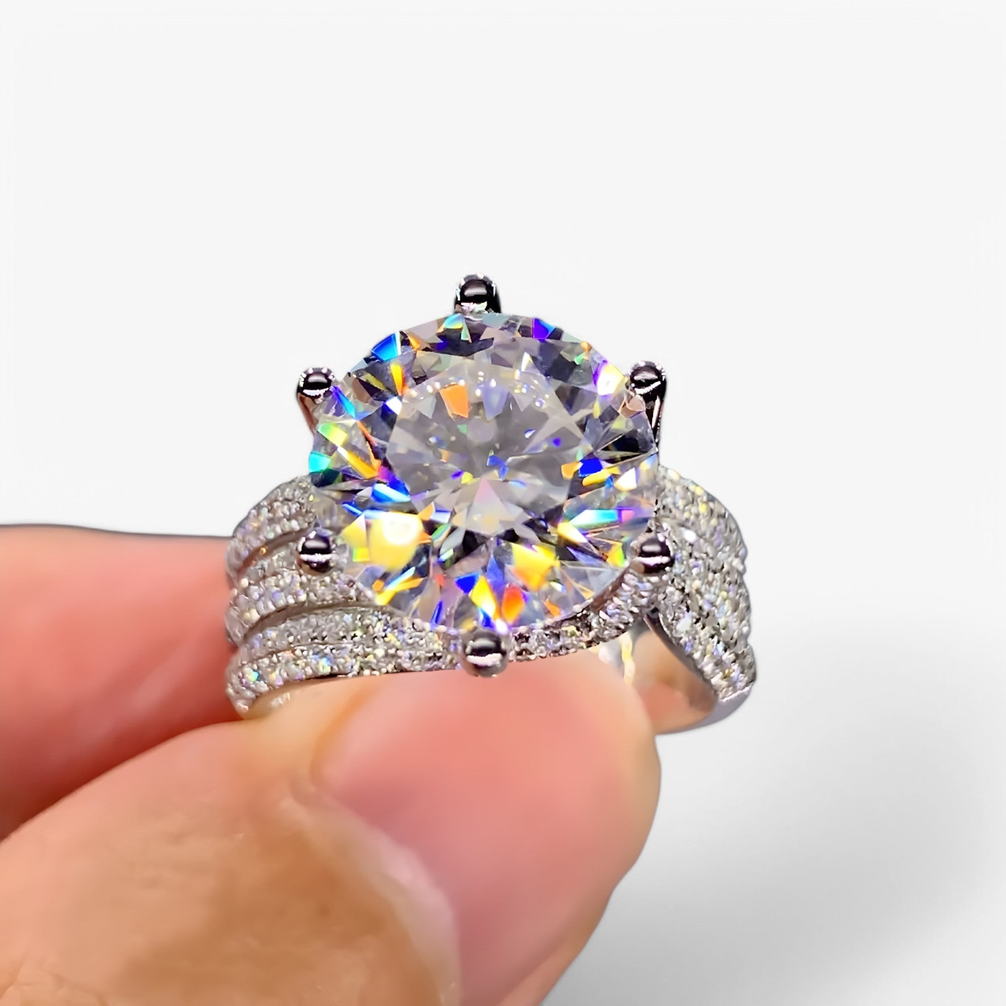 Gisele | Elegante Crystal Glow: Luksus vielsesring til kvinder - - women's fashion - {{ product_tags }