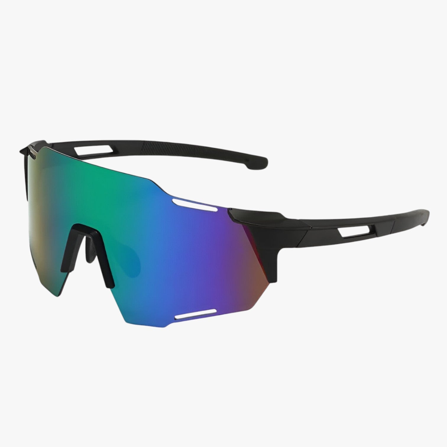 Leroy | Cykelbrille – Vindafvisende beskyttelse og krystalklart syn - Sort Grøn - other - {{ product_tags }