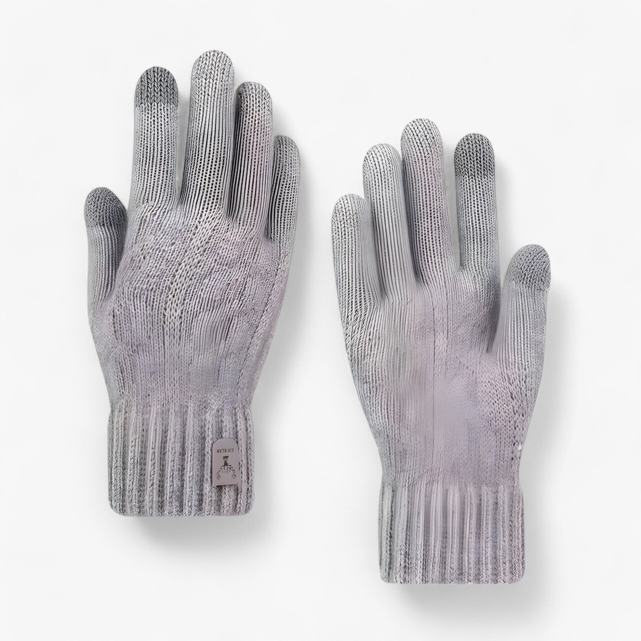 Oliver | Nye Herre Varme Handsker Vinter Touchscreen Plus Fleece - Perfekt til Koldt Vejr - Lys grå - winter - {{ product_tags }