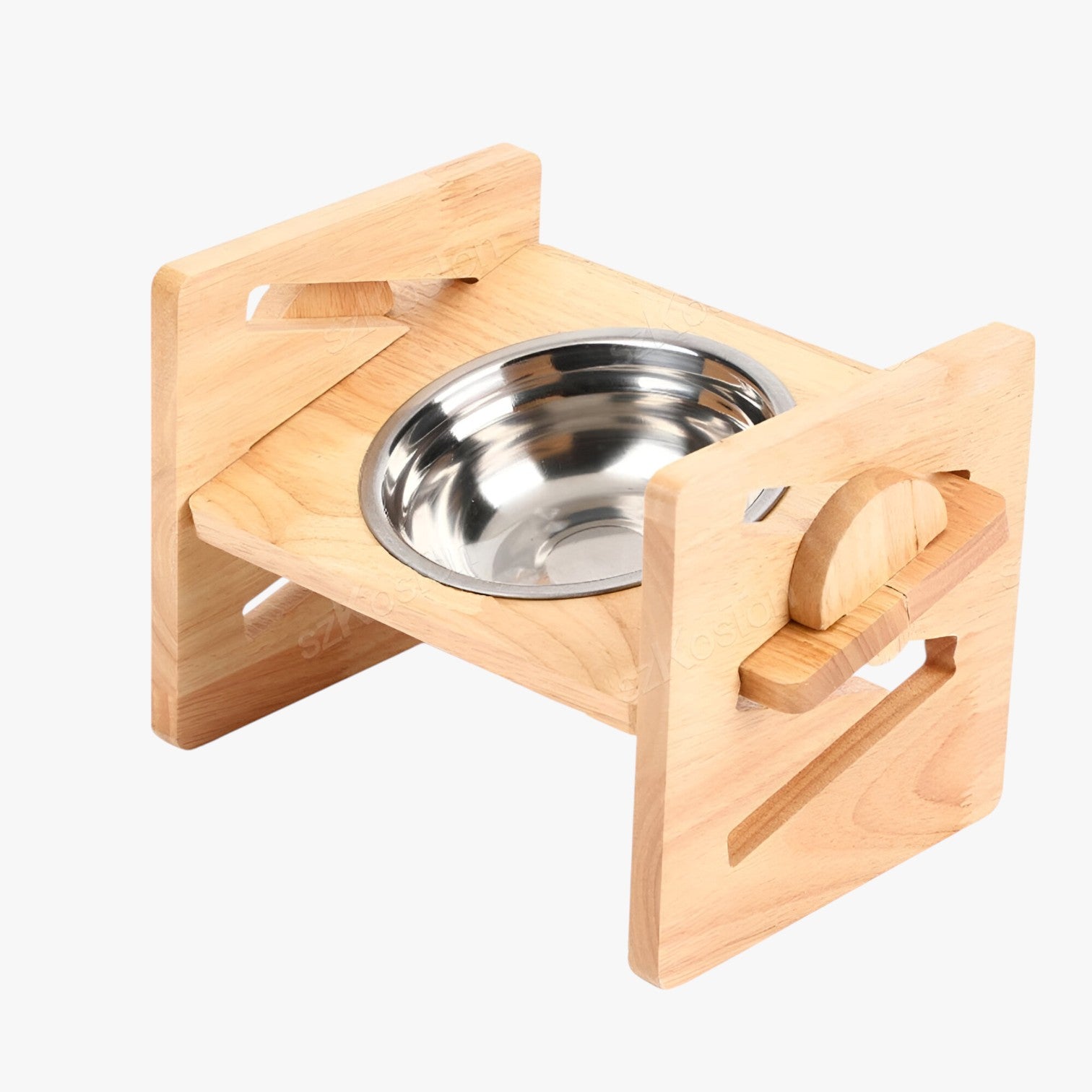 Boba | Justerbar Bamboo Hundeskål Ergonomisk & Sammenfoldelig - 1 styk skåle - other - {{ product_tags }