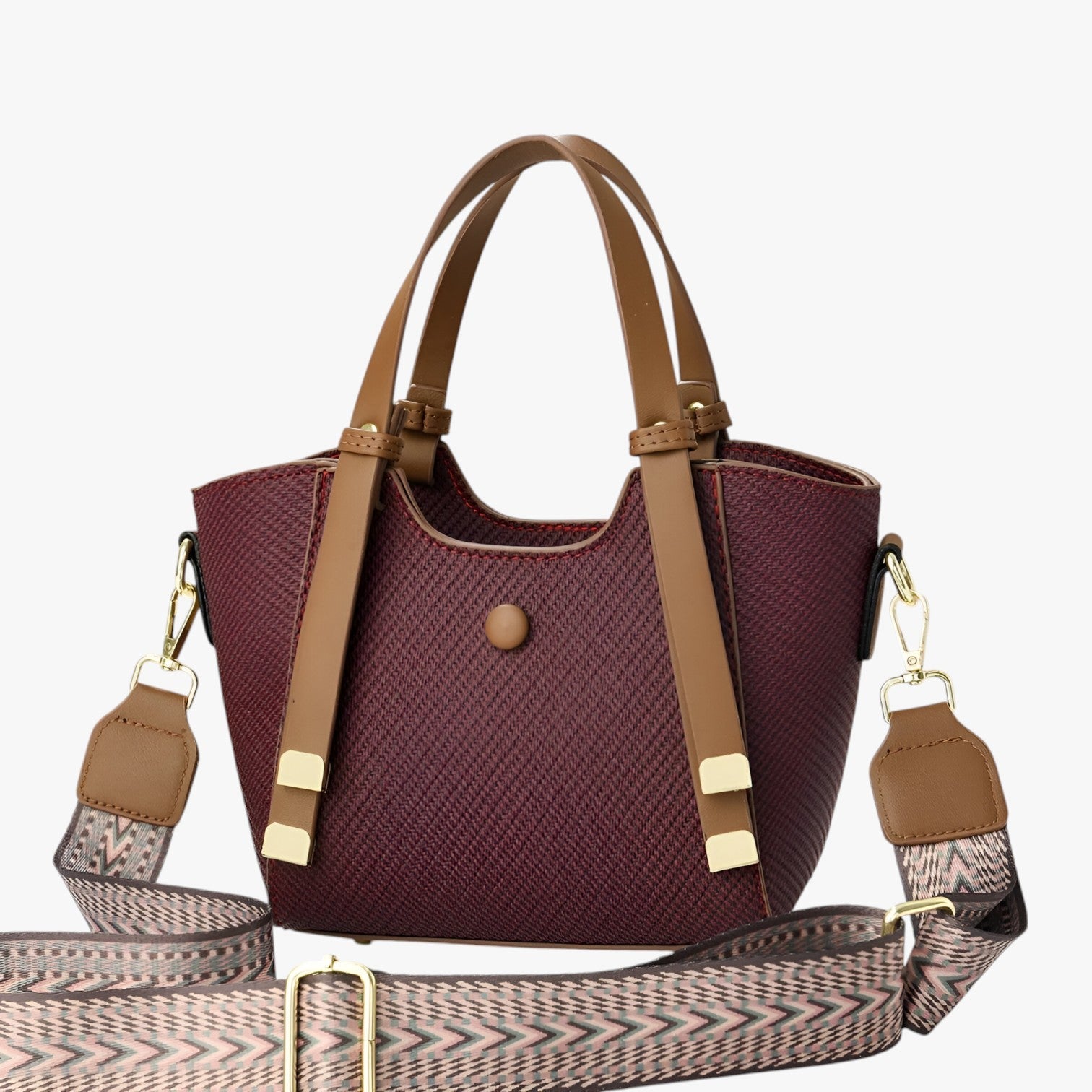 Violet | Dametaske 2025 Elegance og Kapacitet i Designer Stil - bordo - bags - {{ product_tags }