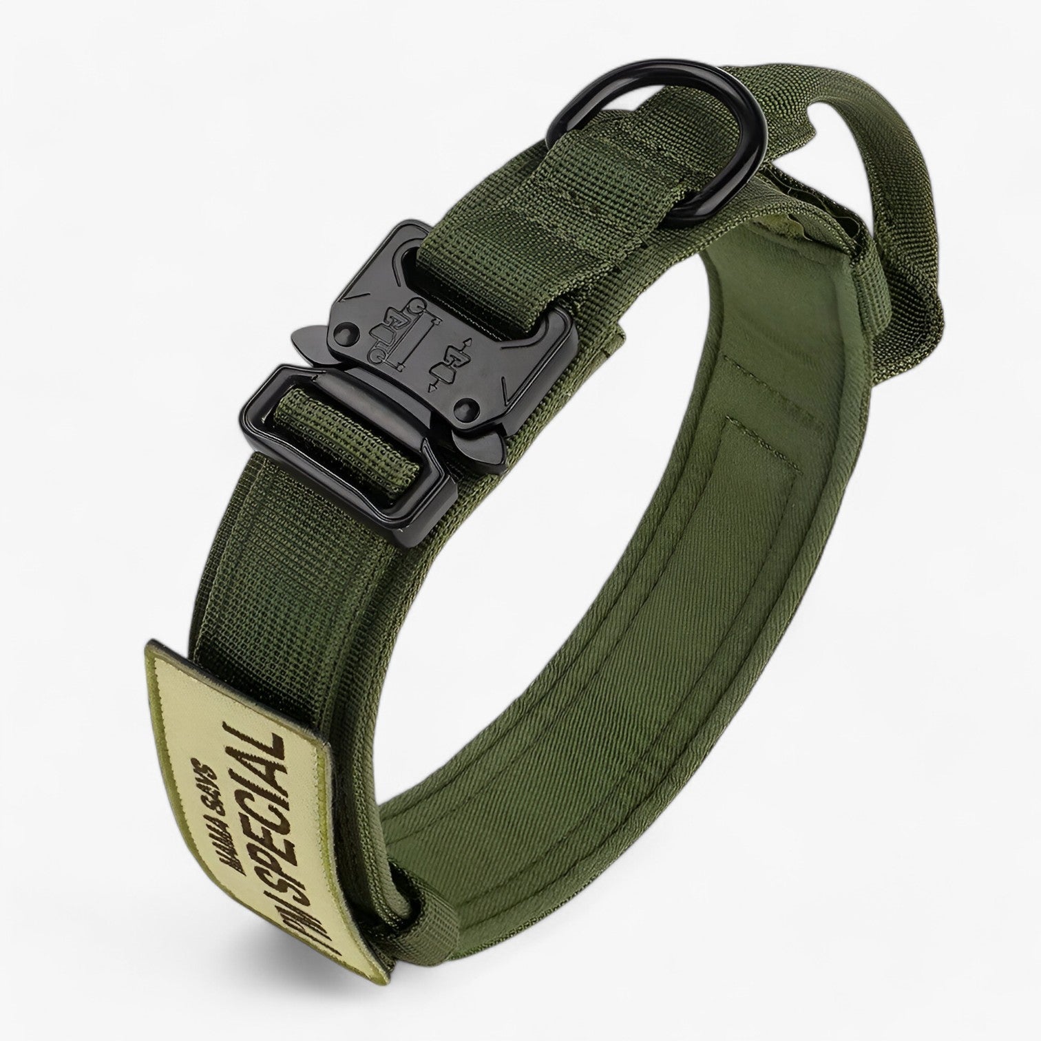 Brodie| Taktisk hundehalsbånd med håndtag til træning - Grøn Sæt - Brodie| Taktisk hundehalsbånd med håndtag til træning - €25 - {{ product_tags }